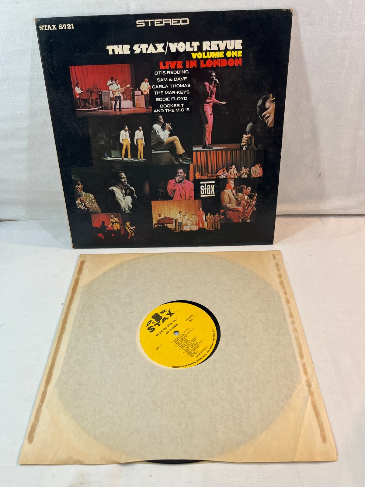 LP The Stax Volt Revue Volume One Live In London STAX S721 (G+/VG Vinyl)