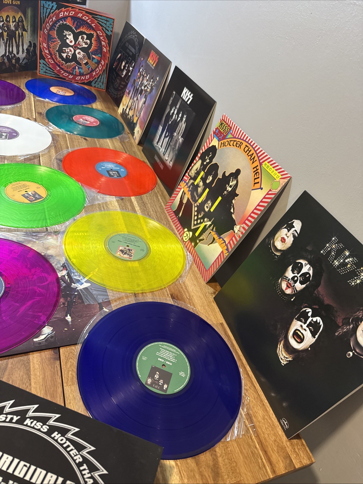 kiss the originals vinyl Box Set Japan Color Lp 1974-1979 Rock Destroyer Hotter