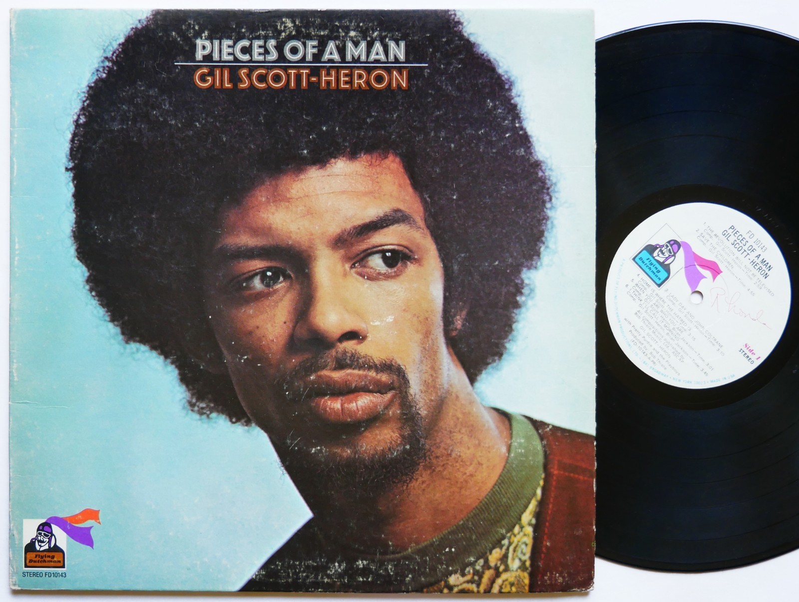 GIL SCOTT-HERON Pieces Of A Man LP FLYING DUTCHMAN FD 10143 US ’71 Pretty Purdie