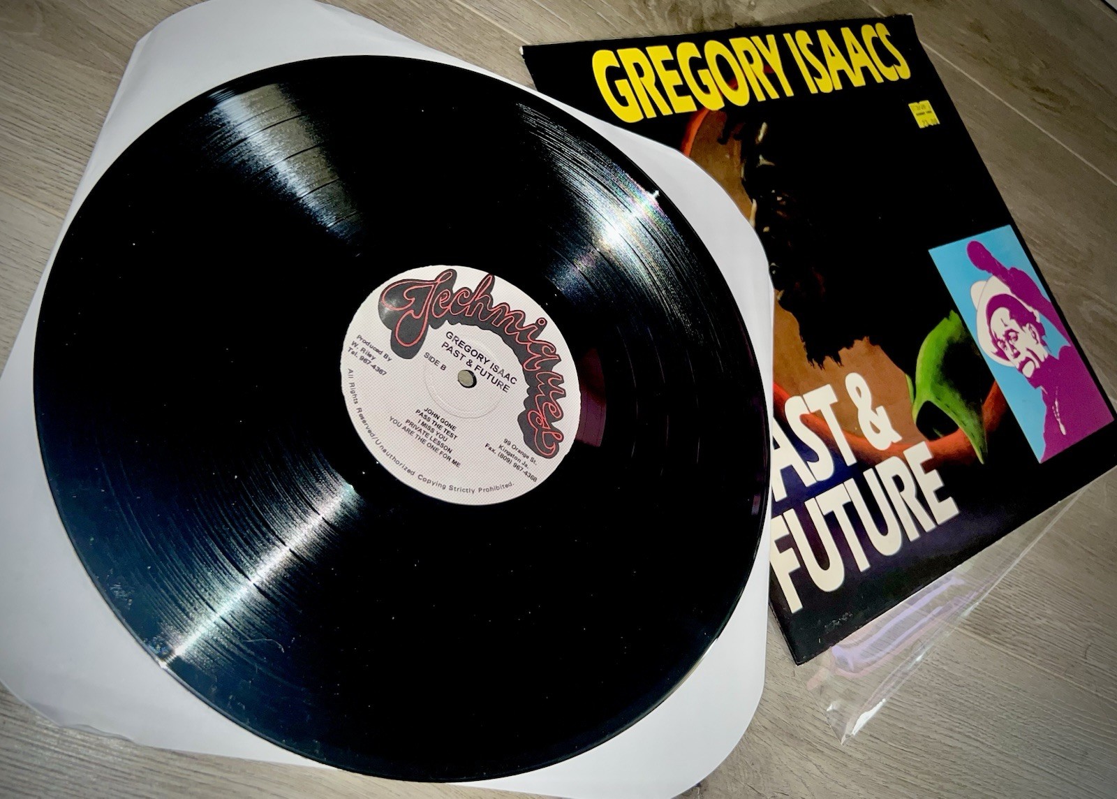 Reggae Vinyl Gregory Isaacs Past & Future LP Repress You’re The One For Me VG