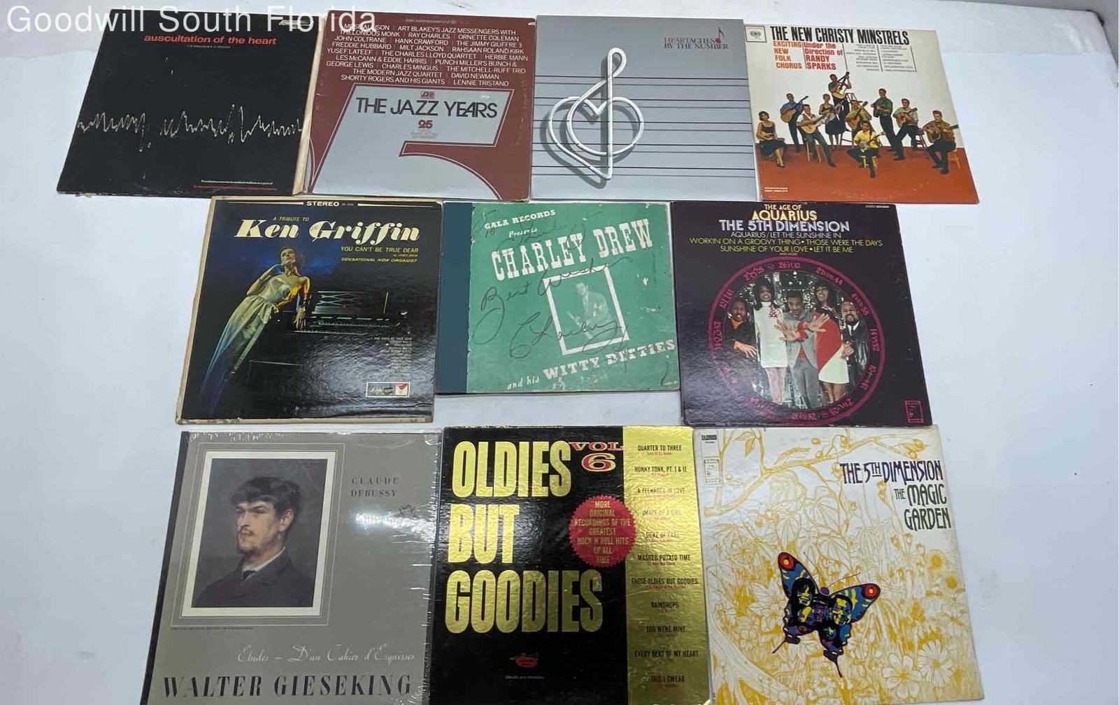 Lot Of 10 Pcs Assorted Mixed Variety Classical Music Vinyl Records Not Graded