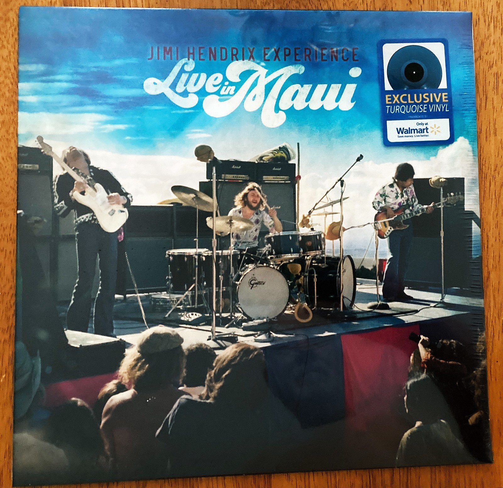 JIMI HENDRIX EXPERIENCE – LIVE IN MAUI – EXCLUSIVE TURQUOISE VINYL LP NEW