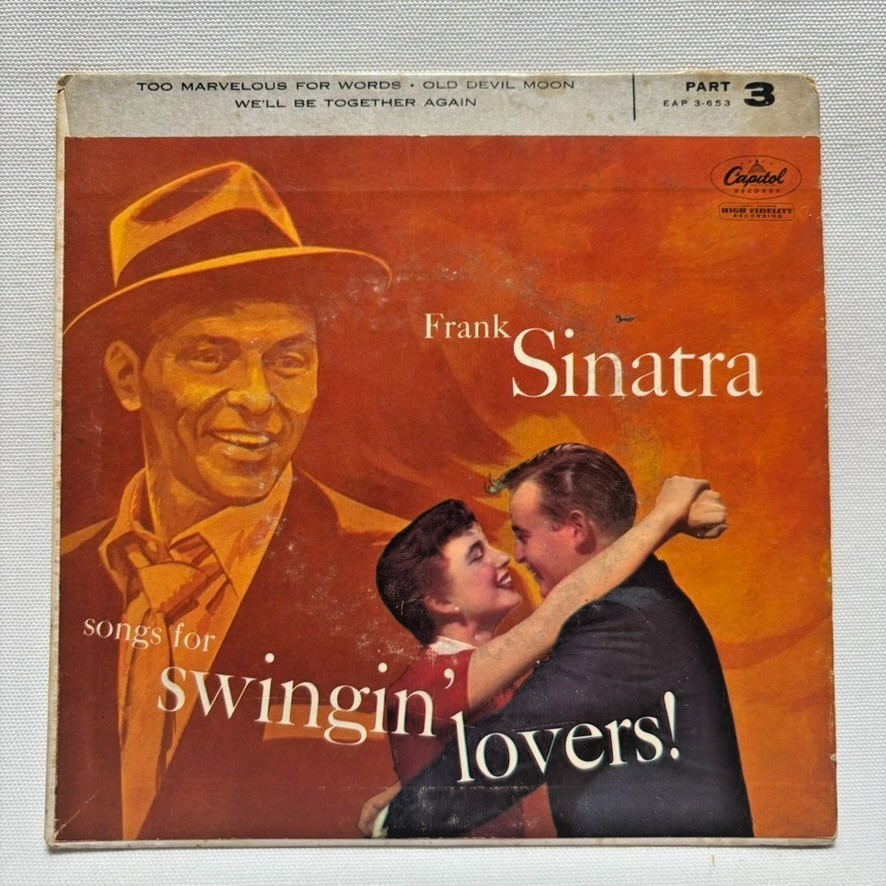 Frank Sinatra – Songs for Swingin’ Lovers (Part 3) – 1956 Vinyl 7″ EP – VG+