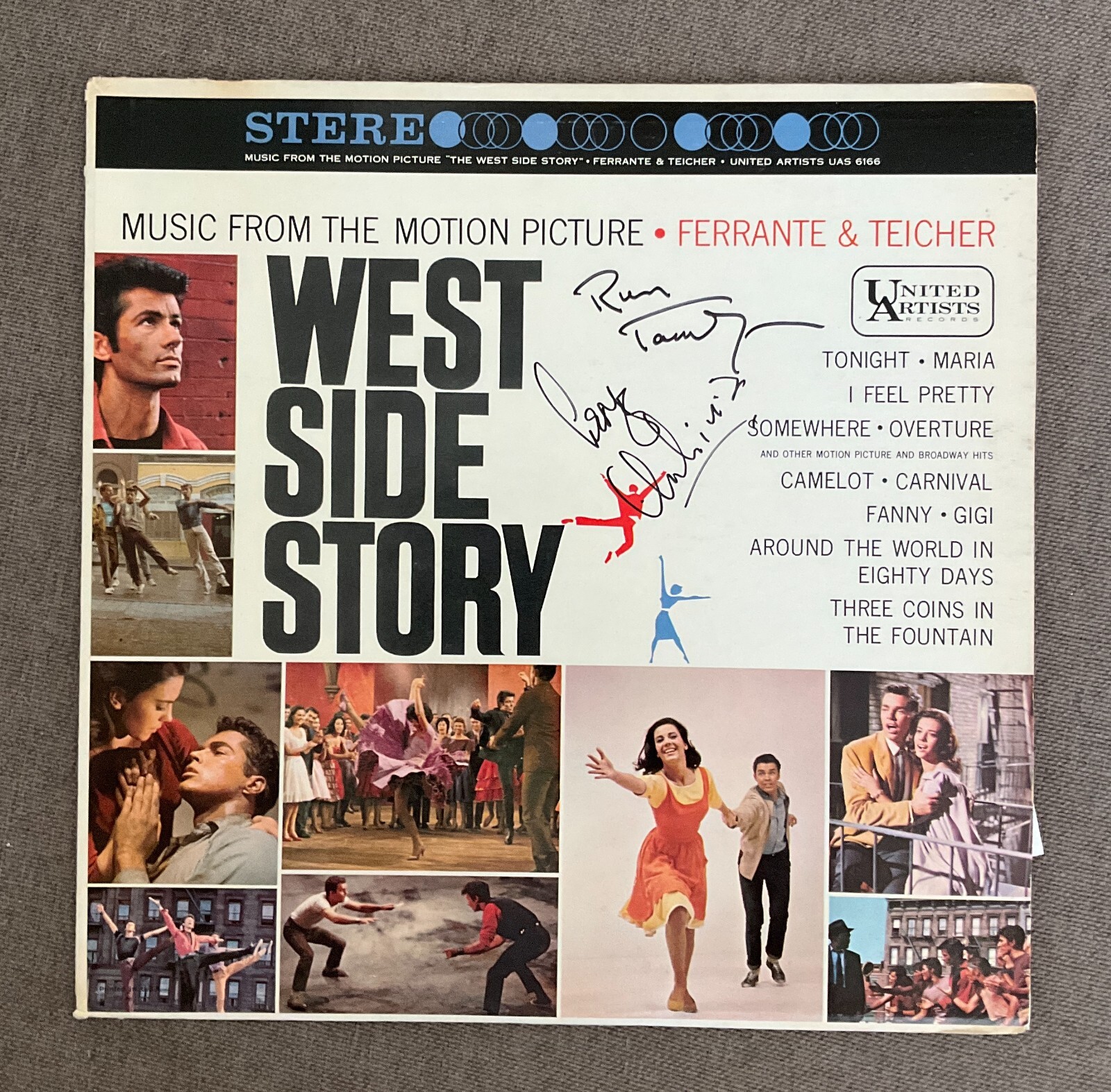 “WEST SIDE STORY” INSPIRED ALBUM SIGNED BY STARS GEORGE CHAKIRIS & RUSS TAMBLYN