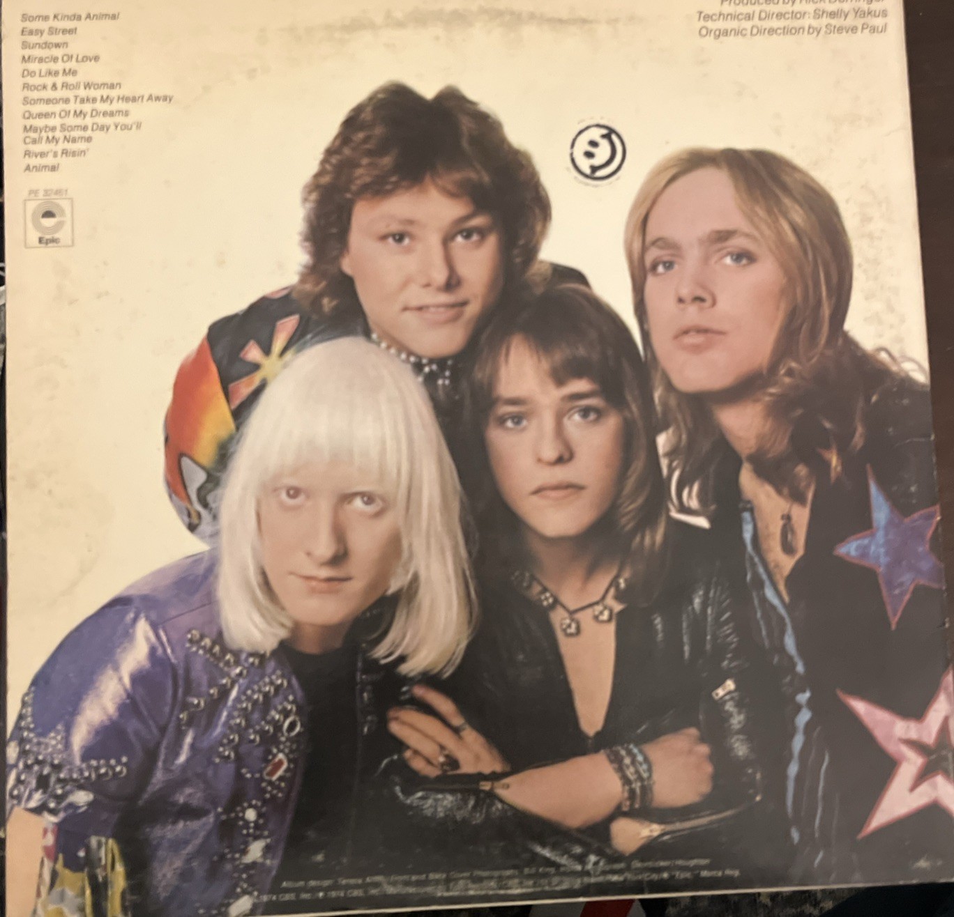 THE EDGAR WINTER GROUP SHOCK TREATMENT Epic Records PE-32461 LP VINYL EX/VG+