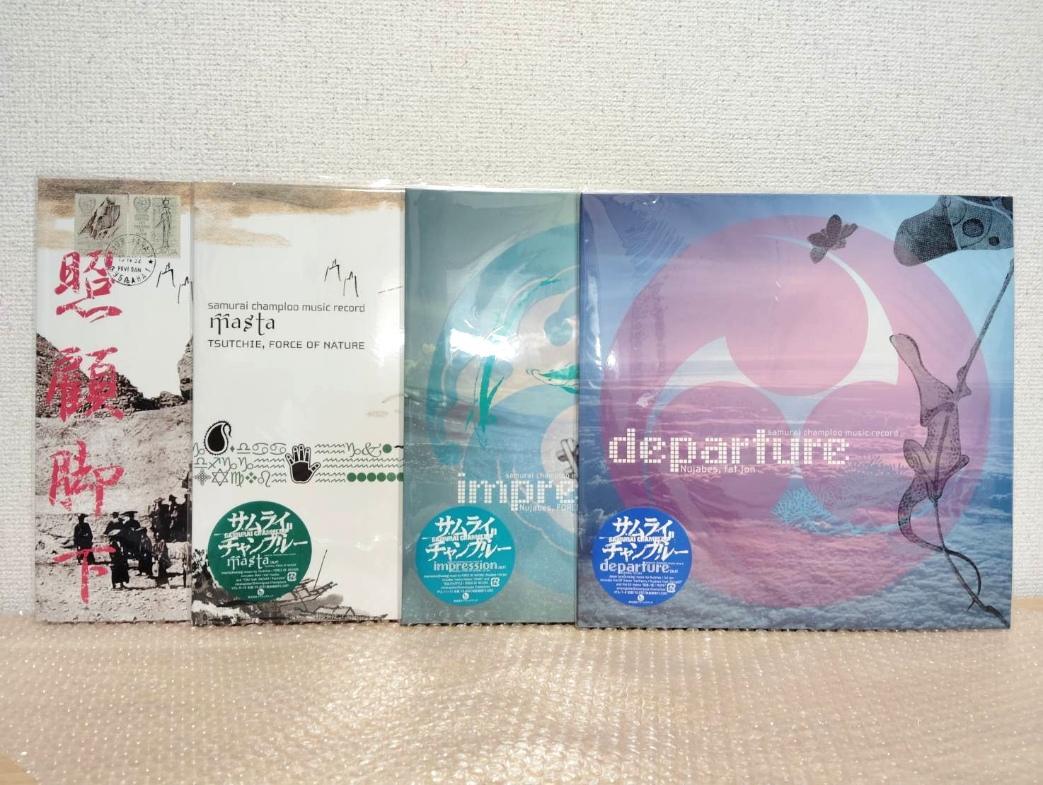 Samurai Champloo Music Record Depature Impression Masta Playlist LP Vinyl Set