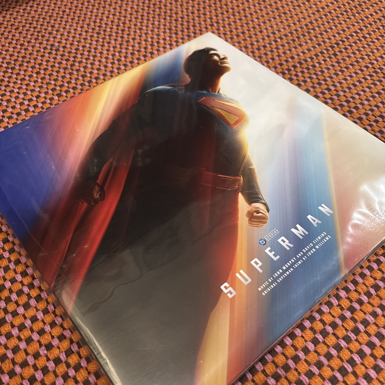 Superman 2025 Vinyl Soundtrack 2x LP All-Star Blue & Red Variant Mondo