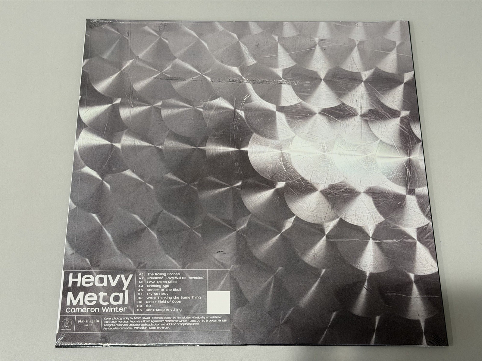HEAVY METAL LP Cameron Winter Metallic Silver COLORED VINYL Record ~ SEALED!