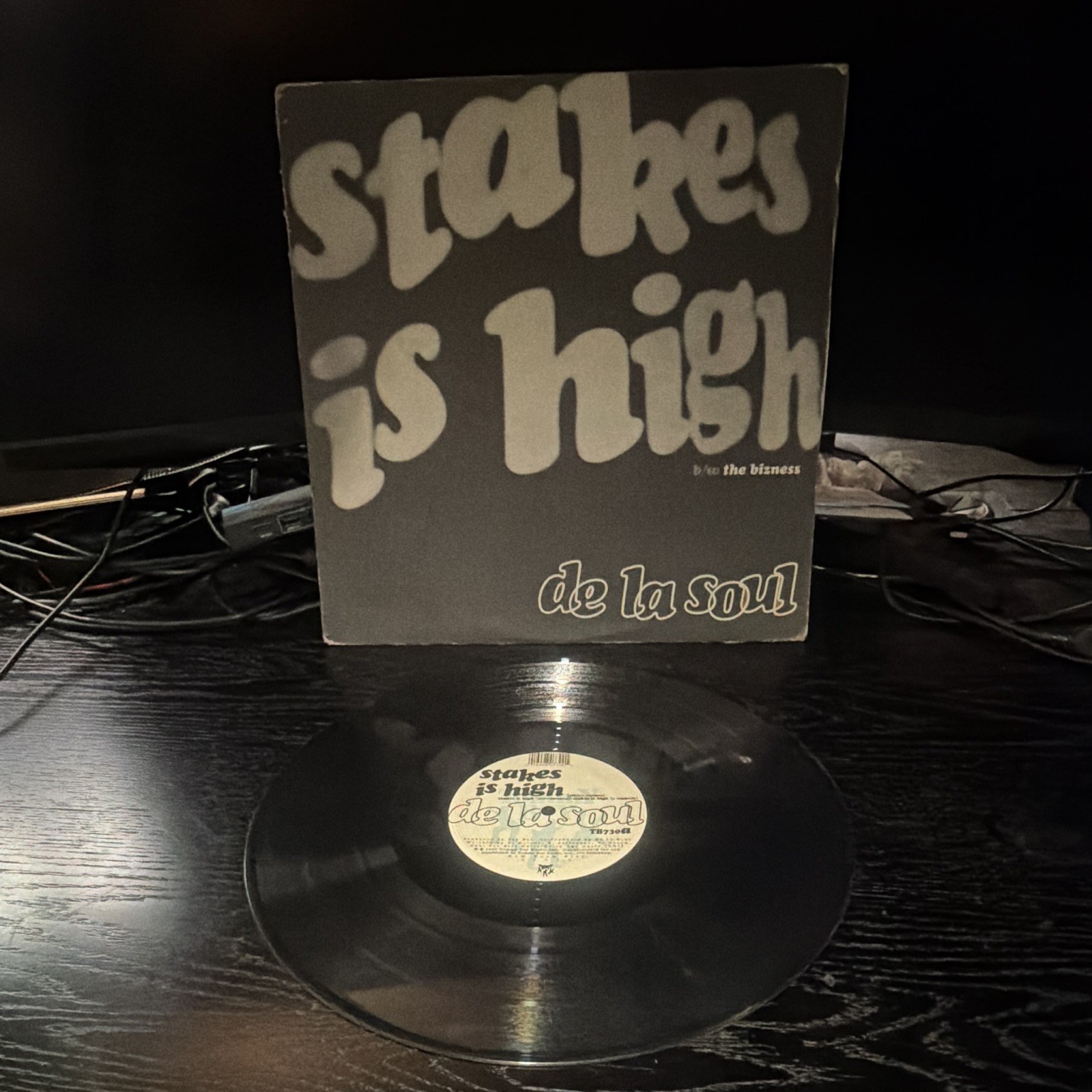 De La Soul Stakes Is High / The Bizness 12″ Vinyl Single Tommy Boy | VG+