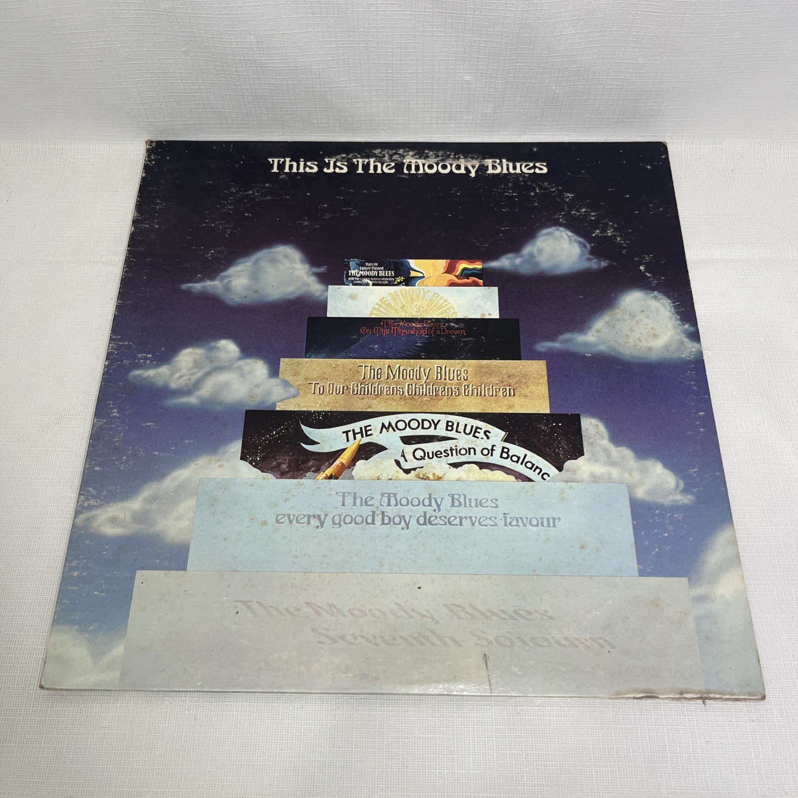 Vintage Record Set Donovan & The Moody Blues Psych Rock Folk Music 1960s/1970s
