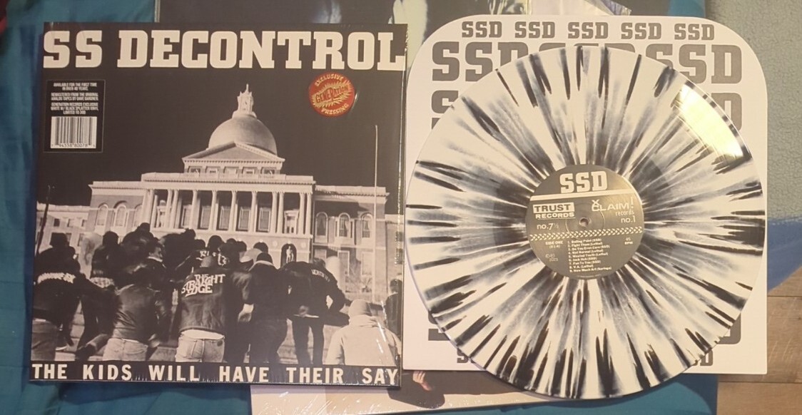 SSD Kids Will Have Their Say LP 300 GENERATION Records Press Splatter Exclusive