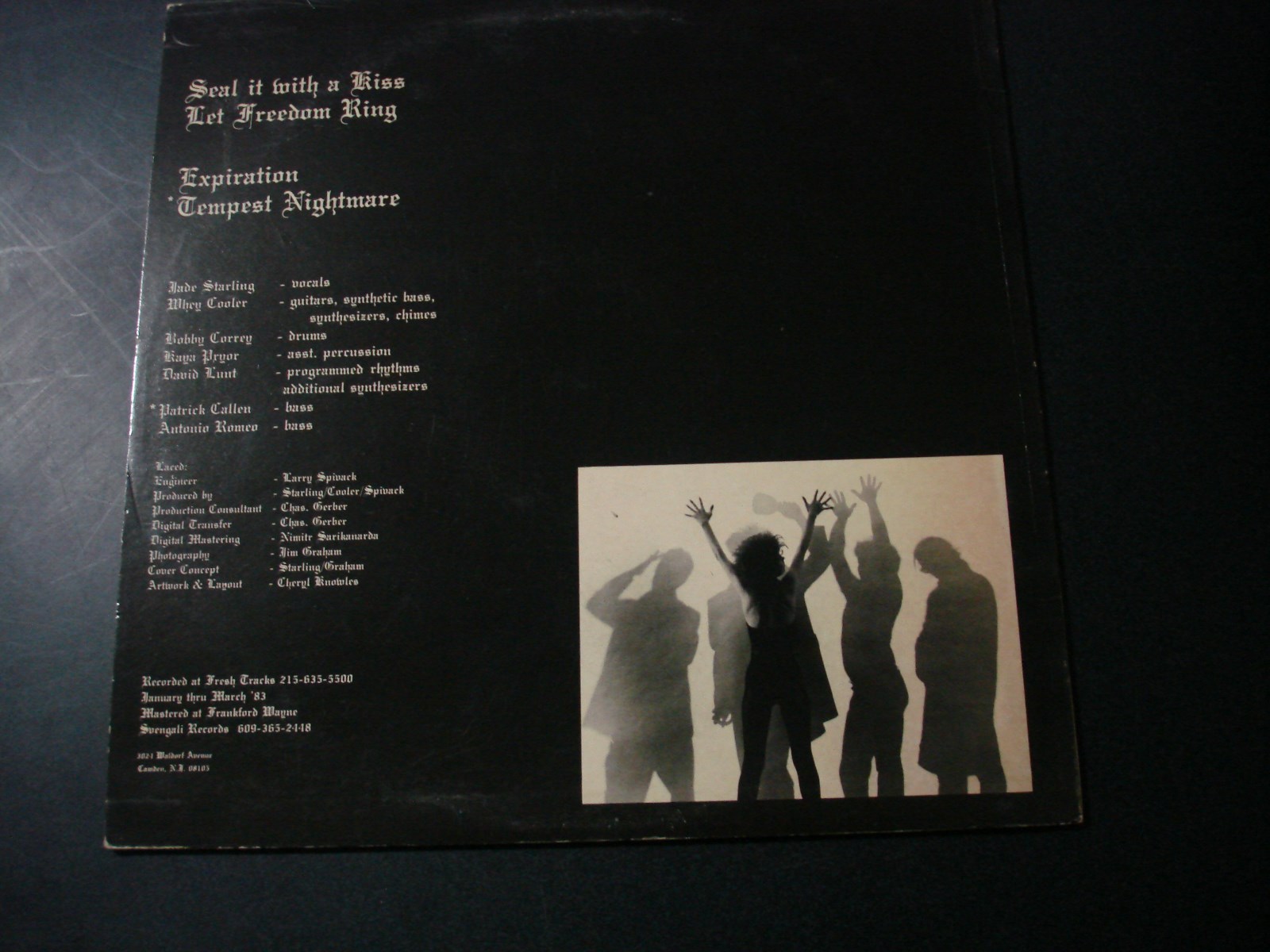 PRETTY POISON LACED EP RECORD VG++