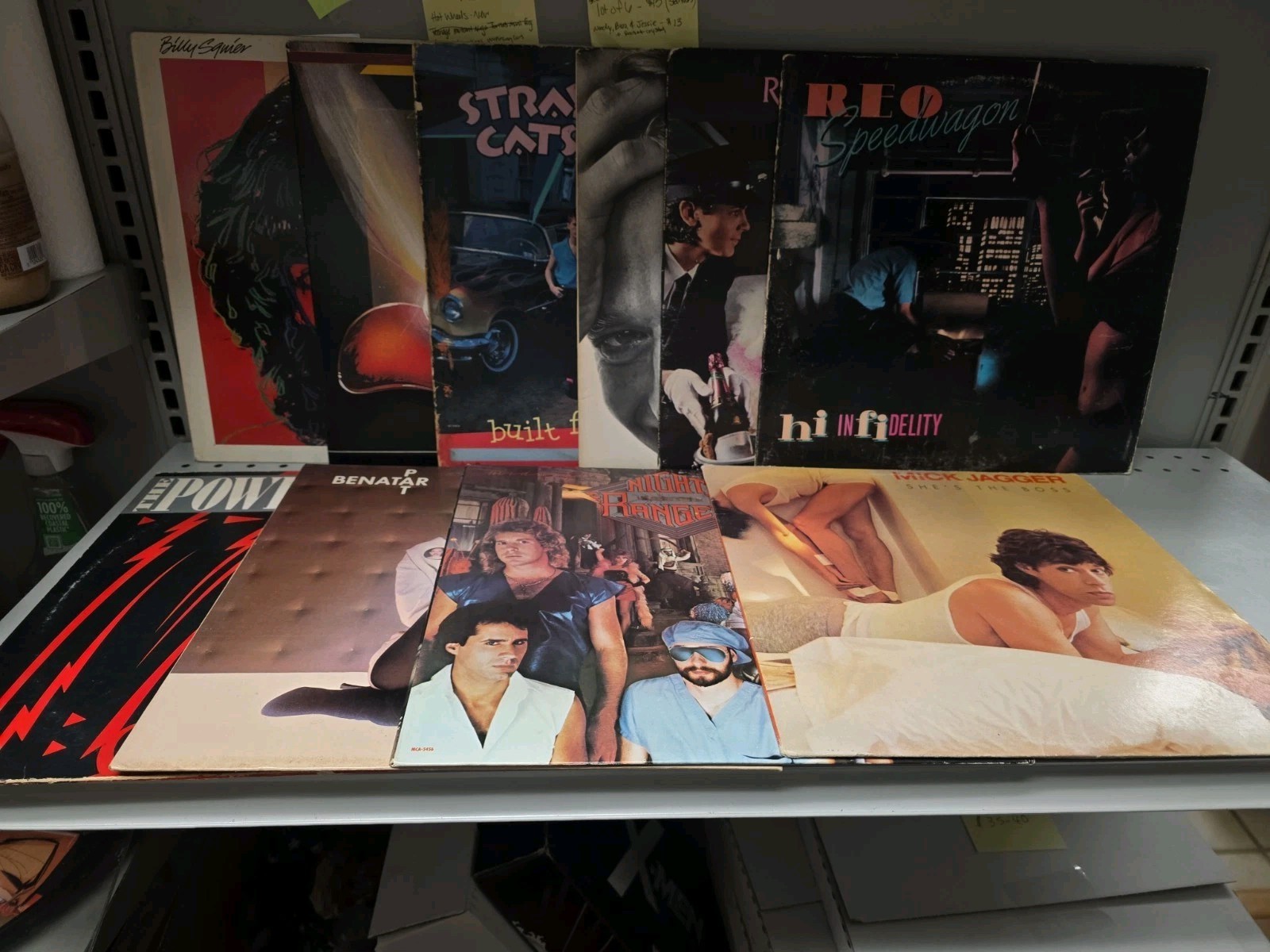 80s Rock Lot Of 10 Vinyl – See Pictures For Titles- Lot#17