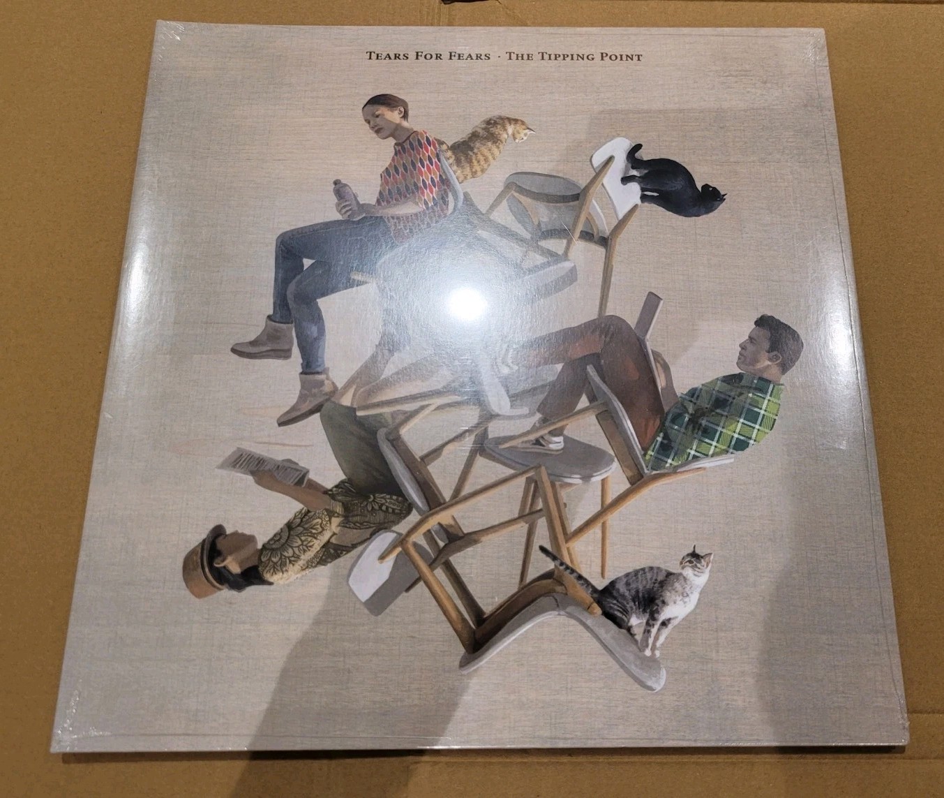 Signed TEARS FOR FEARS The Tipping Point (Black Gatefold Vinyl) sealed