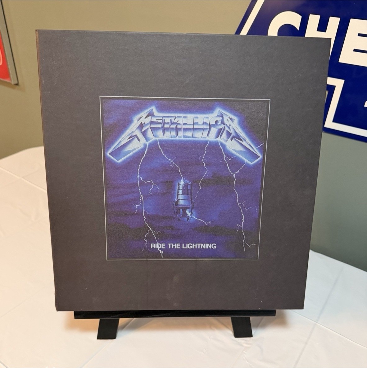 Metallica Ride the Lightning Creeping Death Black Vinyl LP Heavy Metal Record