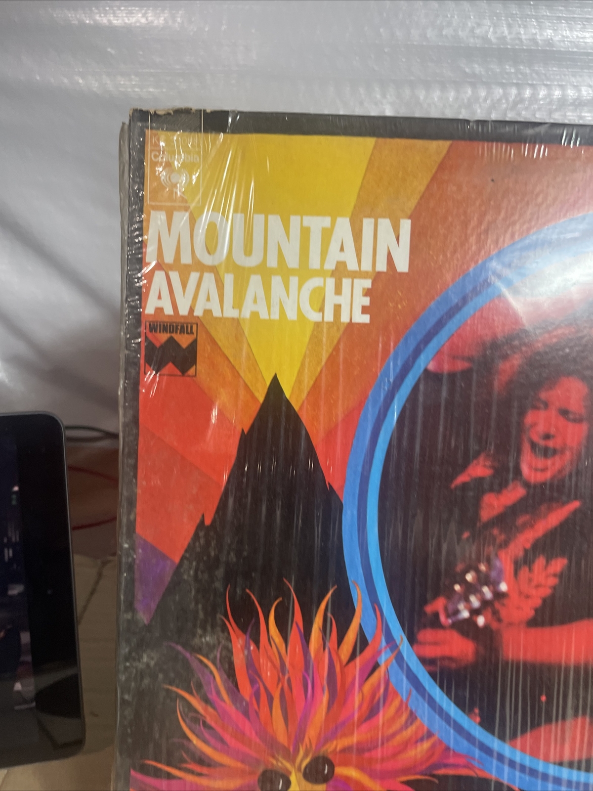 MOUNTAIN “AVALANCHE” LP 1974 WINDFALL / COLUMBIA KC-33088 ROCK USA