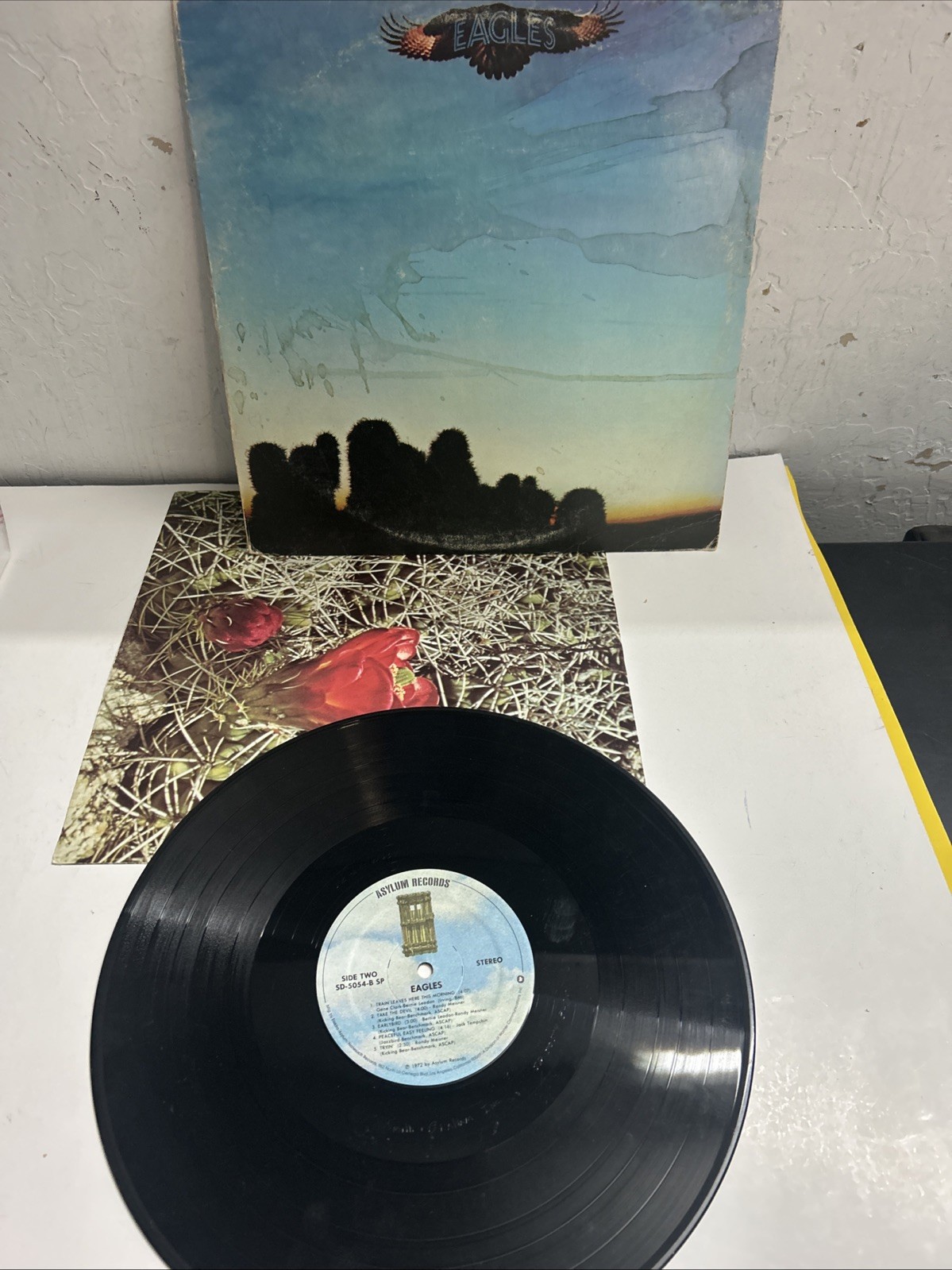 The Eagles Self Titled 1972 Asylum Records Debut LP Vinyl Record SD 5054