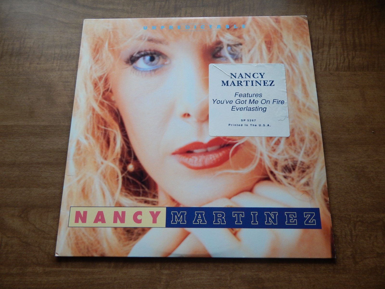 LP-NANCY MARTINEZ-Unpredictable-1989-Save Your Love for Me, How Many Times