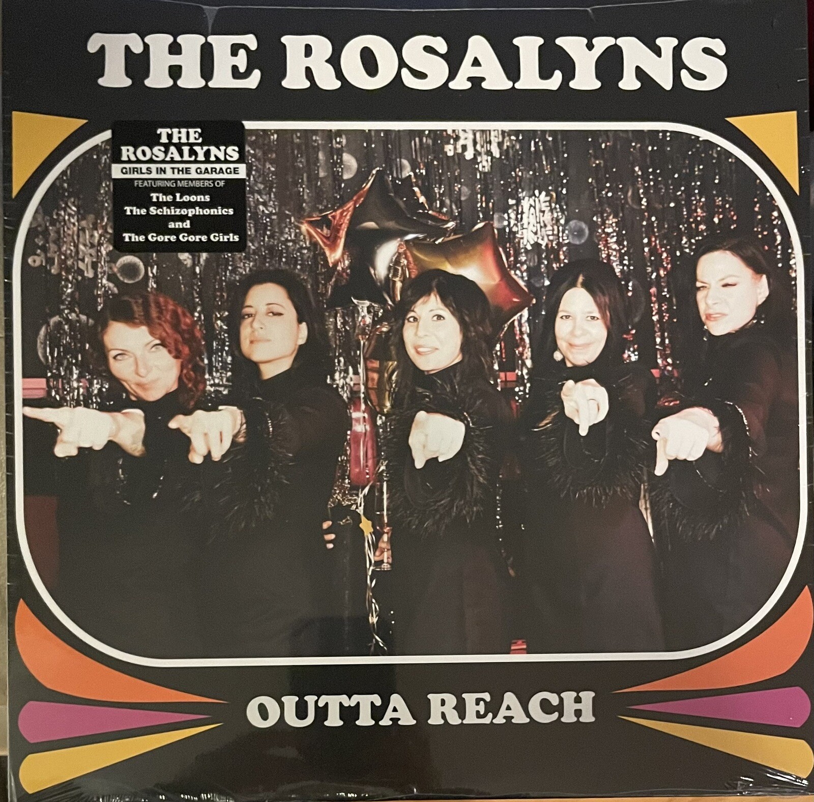 ROSALYNS ‘Outta Reach LP NEW Kinetics Schizophonics Gore Girls Loons Diaboliks