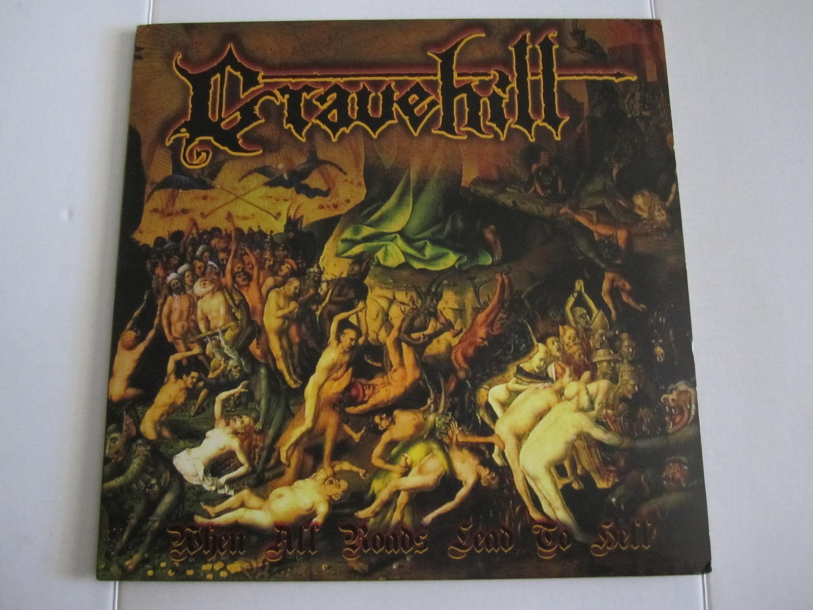 GRAVEHILL – When All Roads Lead To Hell LP, Black Vinyl, 2011 Chaos Rec LIKE NEW