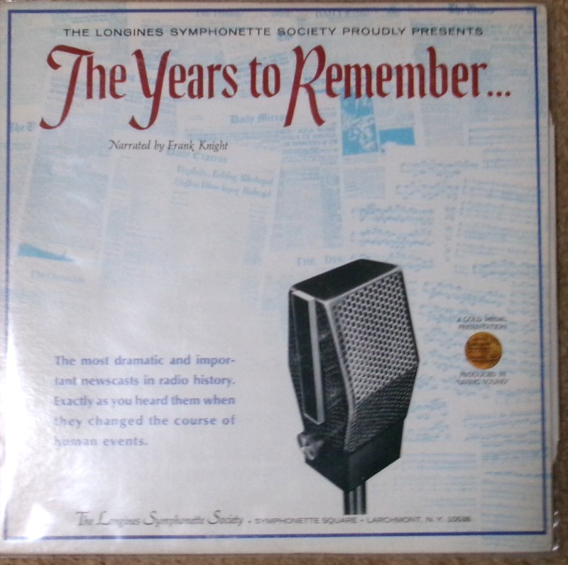 Lot of 2 Radio LP -Remember the Golden Days of Radio and The Years to Remember