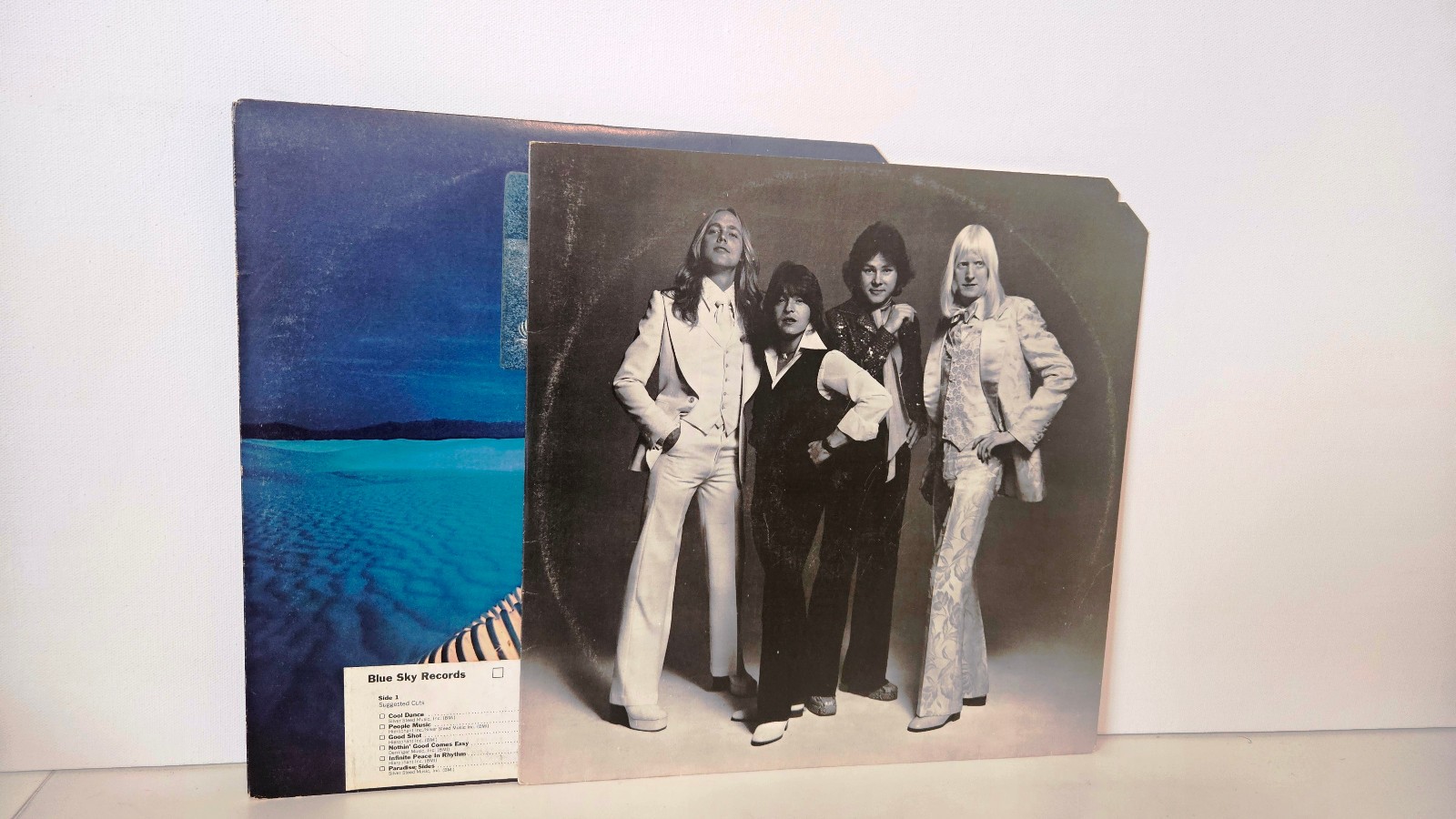 EDGAR WINTER GROUP With Rick Derringer WHITE LABEL PROMO 1975 BLUE SKY PZ 33798