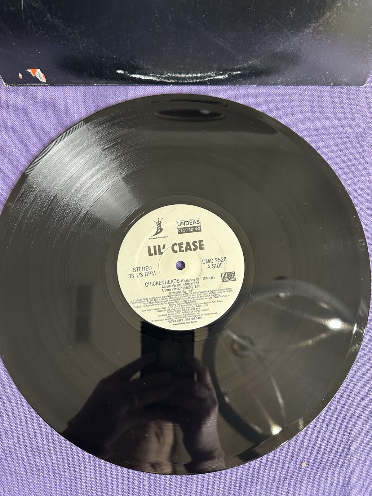 Lil’ Cease – Chickenheads (Promo 12”) / Mr. Nasty – Atlantic UNDEAS DMD2528