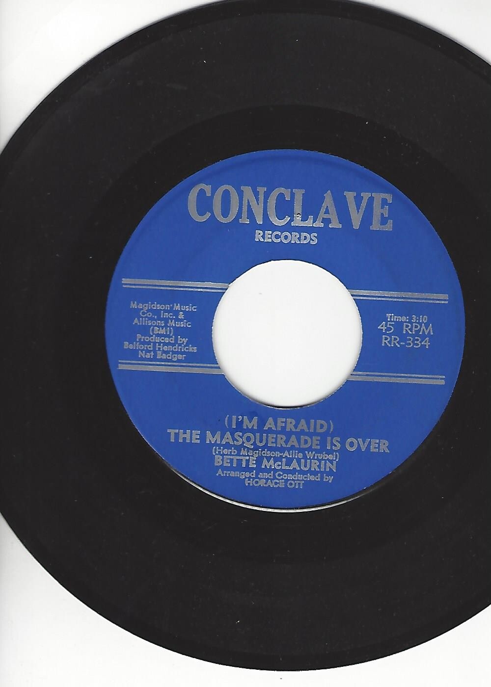 DEEP SOUL BALLAD- BETTE McLAURIN- “THE DAY I FORGOT TO REMEBER”-CONCLAVE 336-NM