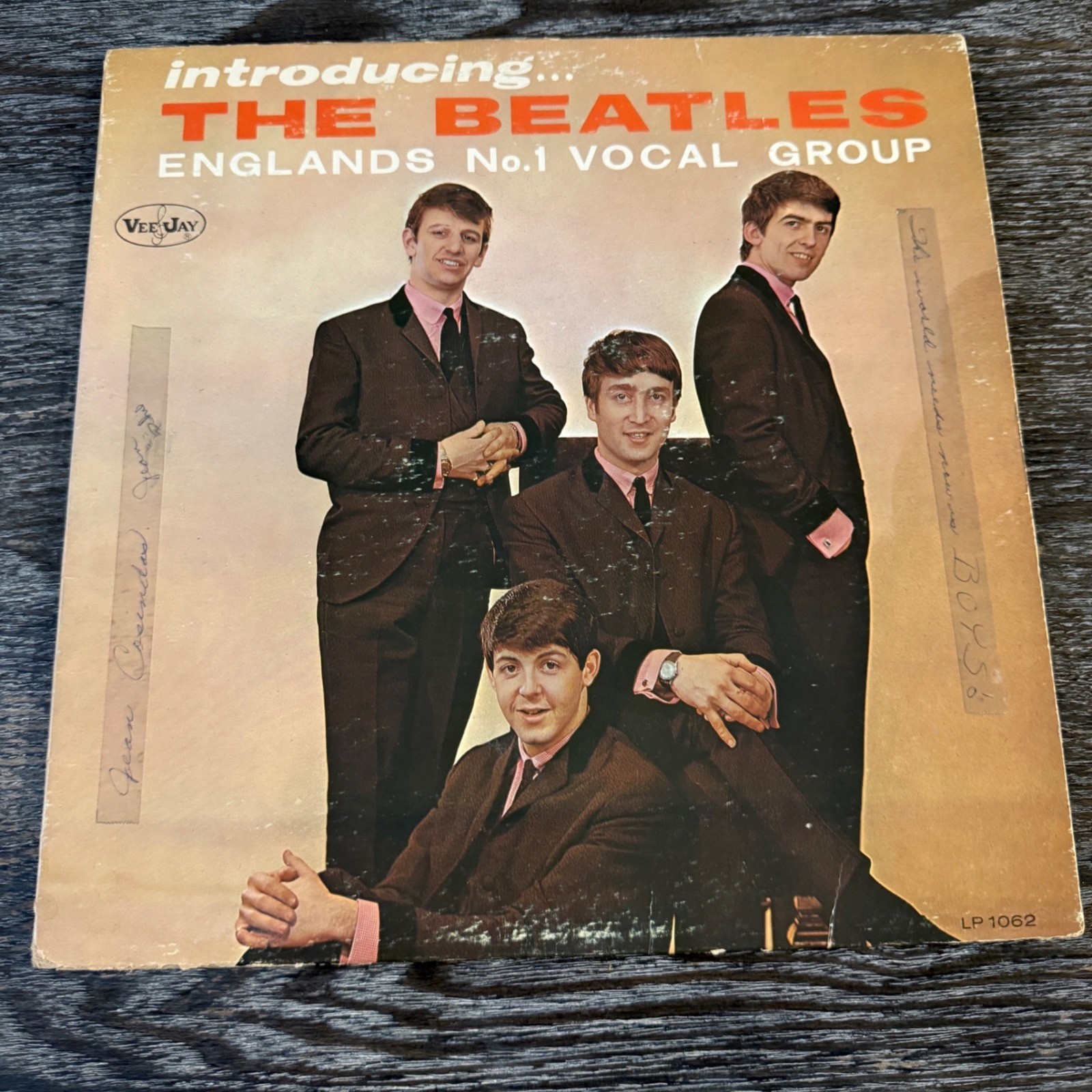 The Beatles Introducing the Beatles LP Vee-Jay VJLP 1062 Mono Early Press VG