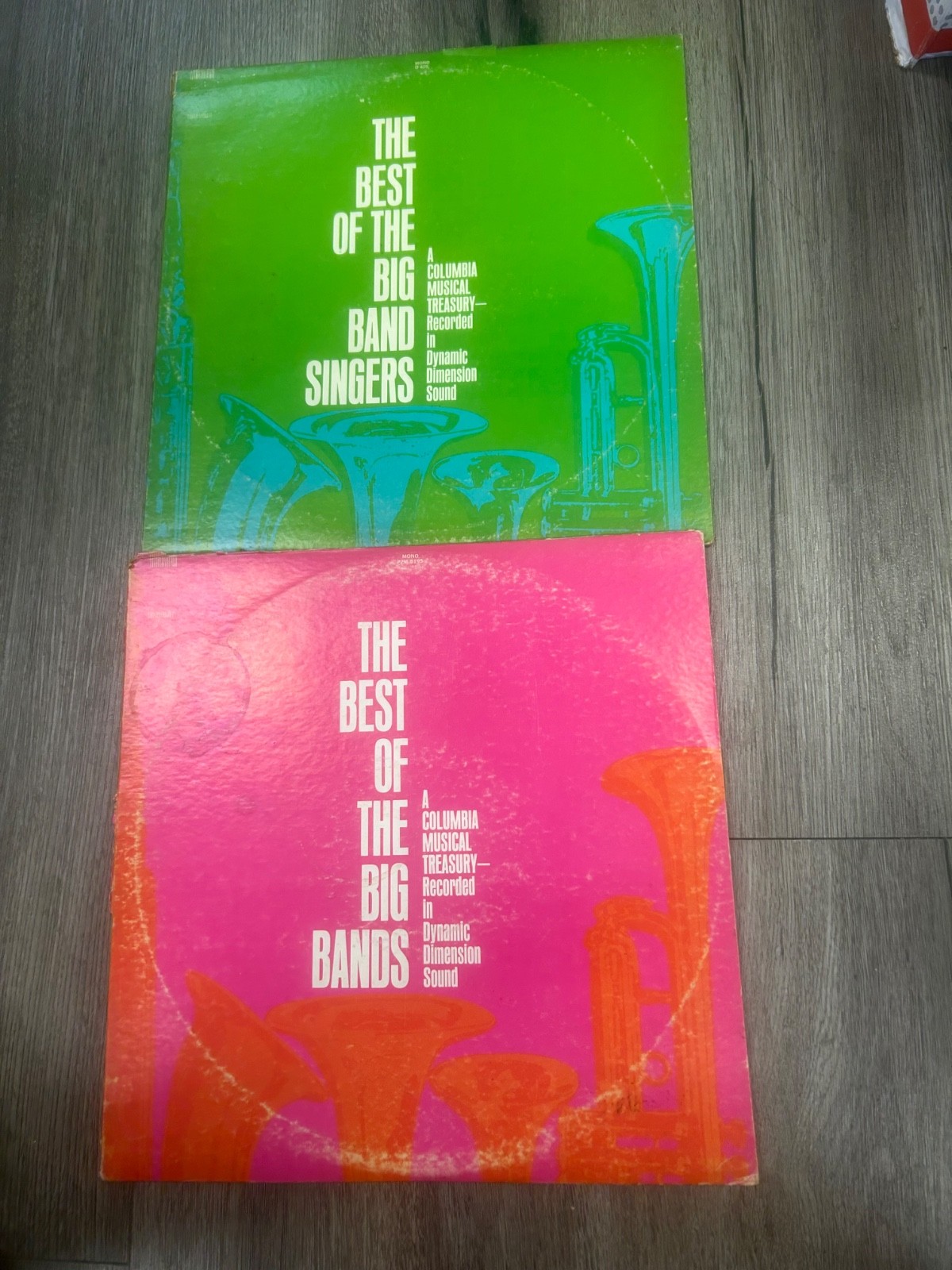 The best of the big band singers vinyl LP’s 2 lot Benny Goodman VG