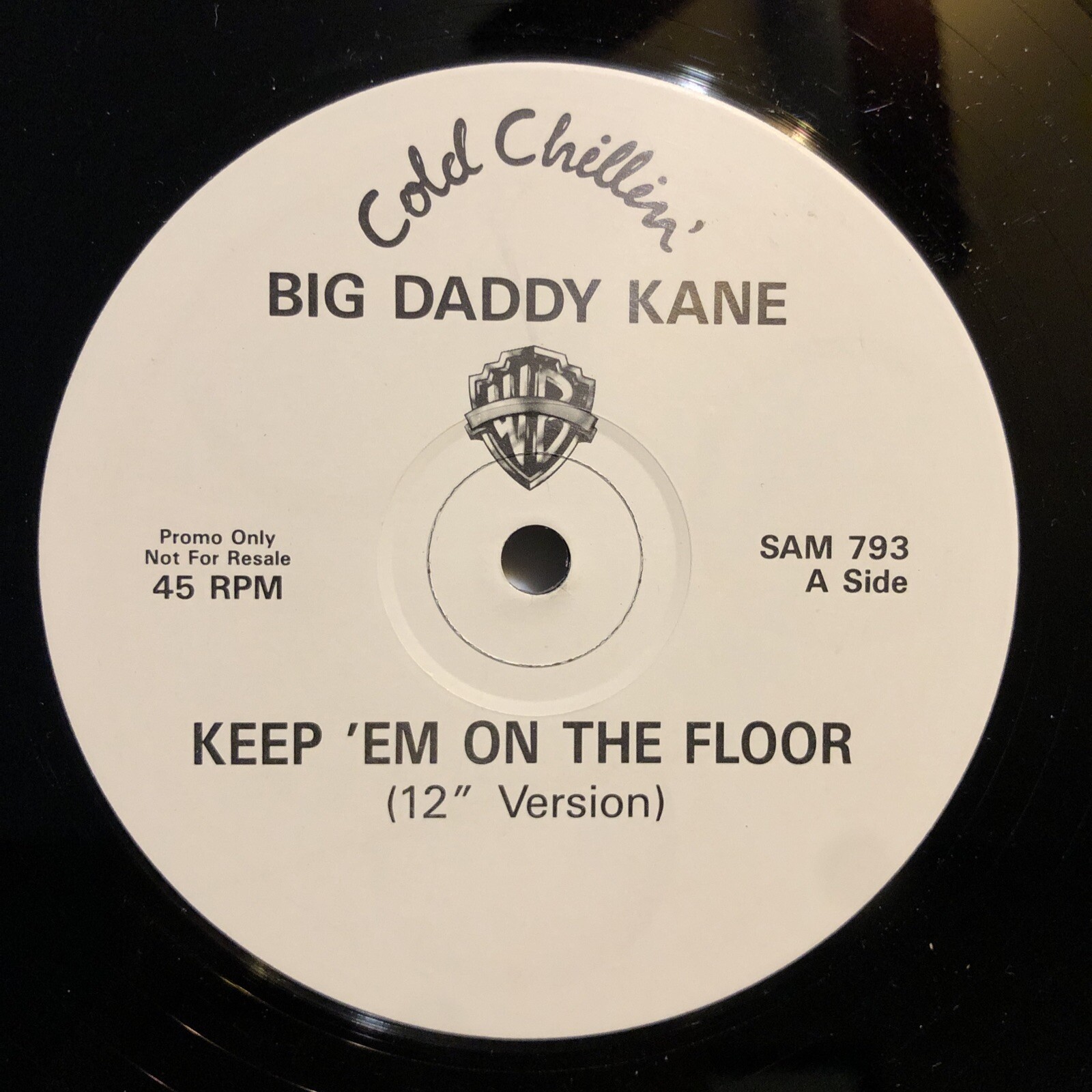 Big Daddy Kane Keep Em On The Floor 12” Promo 1993 Cold Chillin Hip Hop VG+