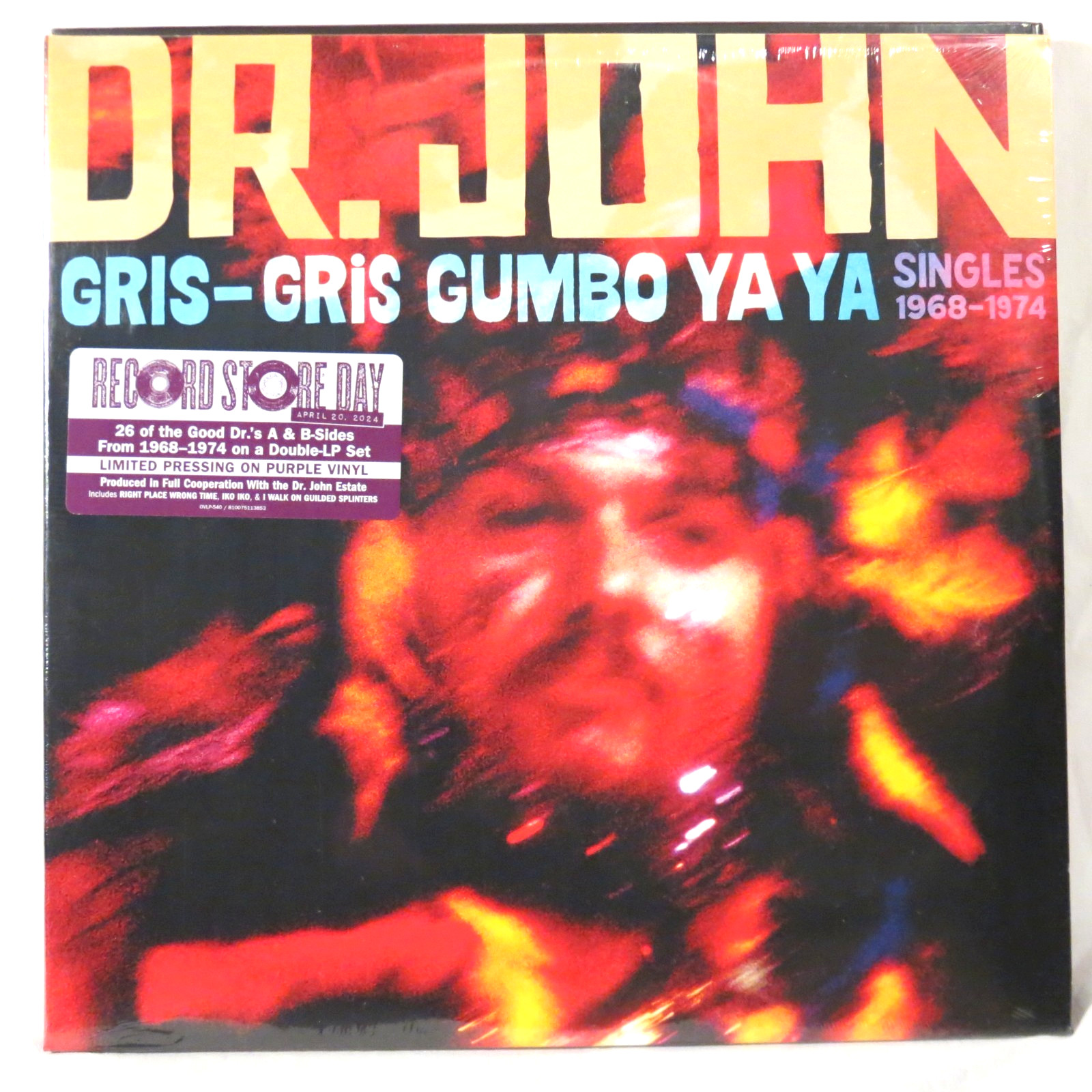 DR. JOHN ‎– Gris-Gris Gumbo Ya Ya Singles 1968-74 2024 RSD Ltd. 1800 2xLP SEALED