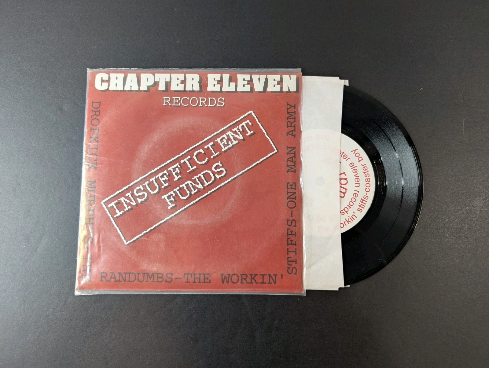 Dropkick Murphys The Randumbs Workin’ Stiffs One Man Army (7″ Vinyl, 1995)