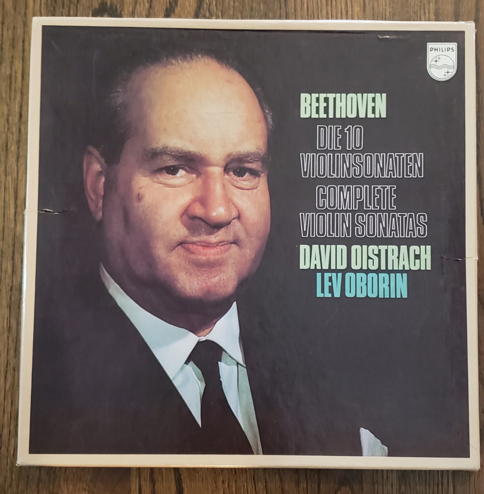BEETHOVEN, Complete Violin Sonatas Oistrakh 4LP Box Set Nice Condition!
