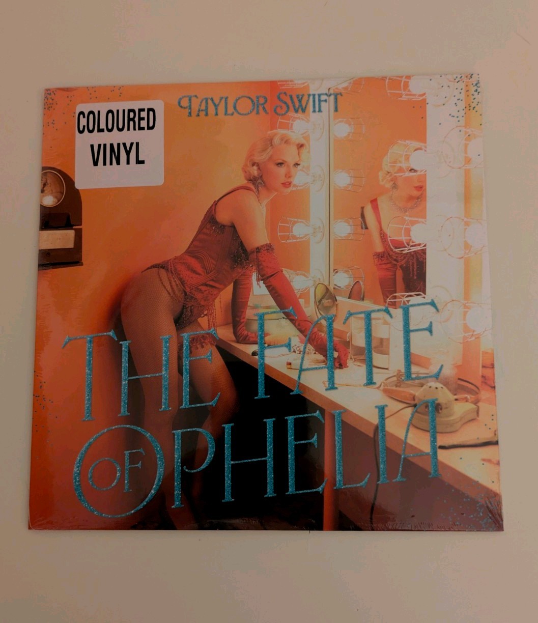 Taylor Swift “The Fate of Ophelia” Limited Edition 7” Orange Glitter Vinyl