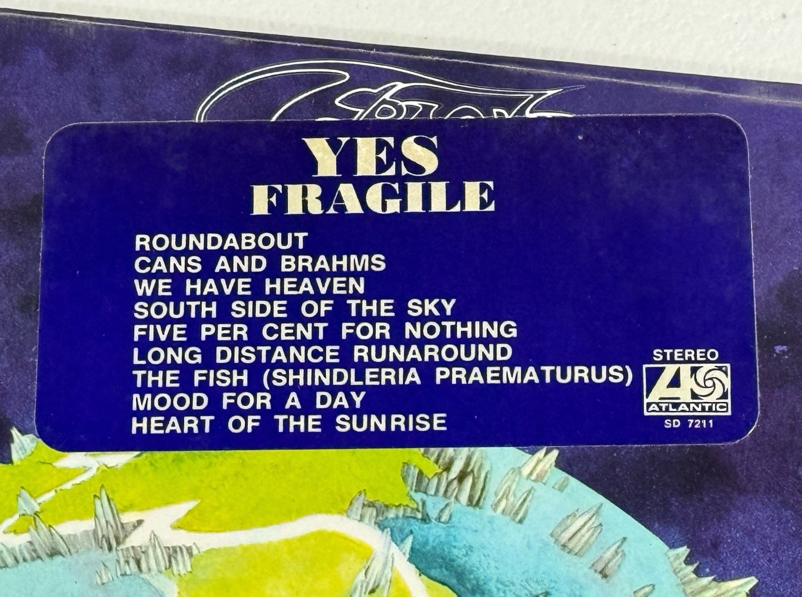 Yes – Fragile Vinyl 1ST PRESSING? SEALED SD 7211