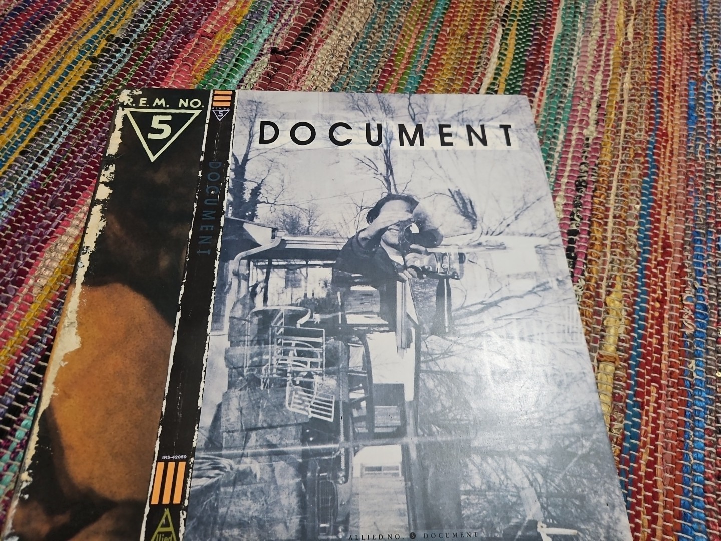 R.E.M. REM No. 5 Document LP Vinyl Record IRS-42059 Masterdisk Promo Free Ship