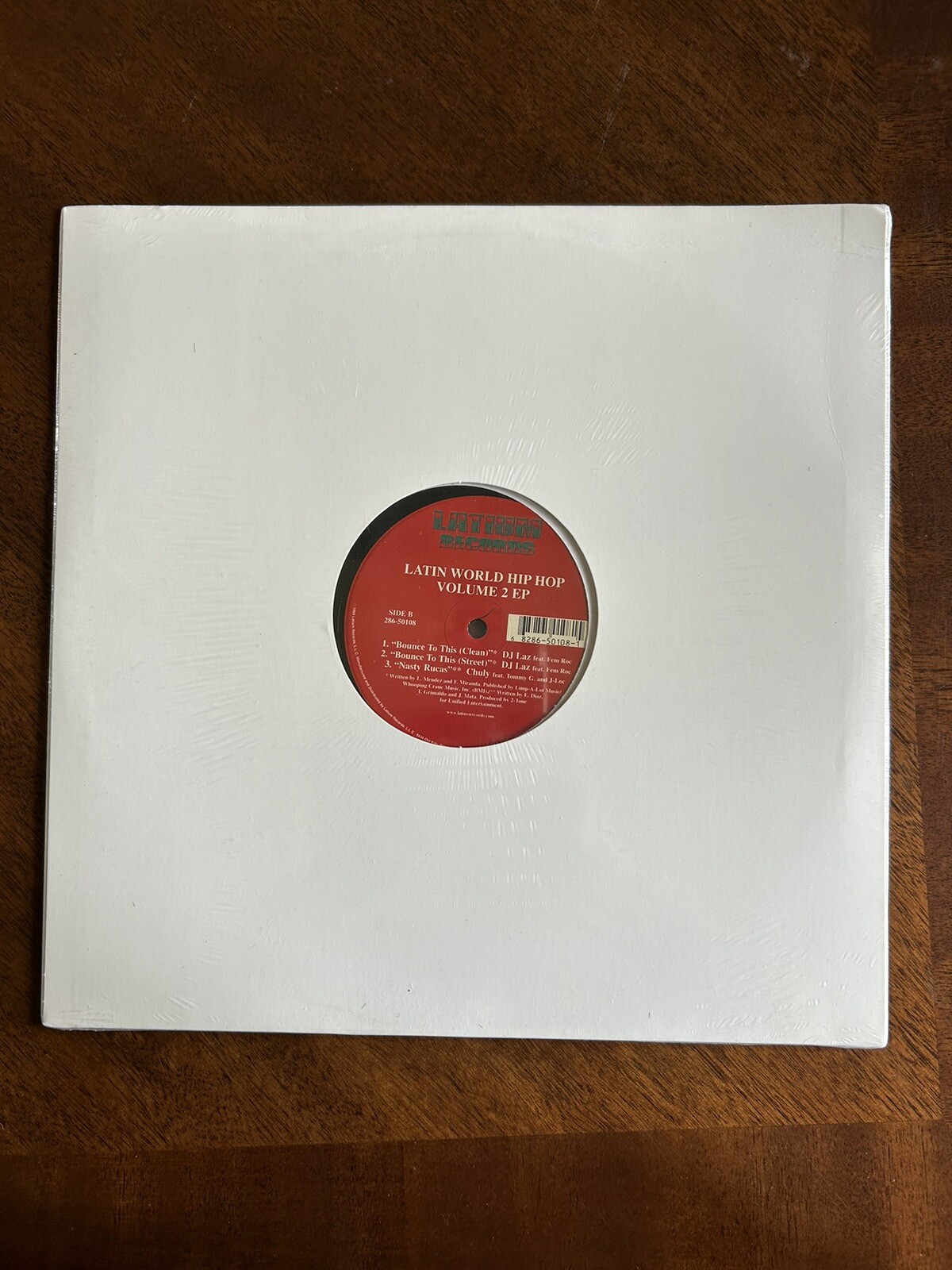 VARIOUS ARTISTS – LATIN WORLD HIP-HOP VOL. 2 EP 1999 Latium Records Sealed
