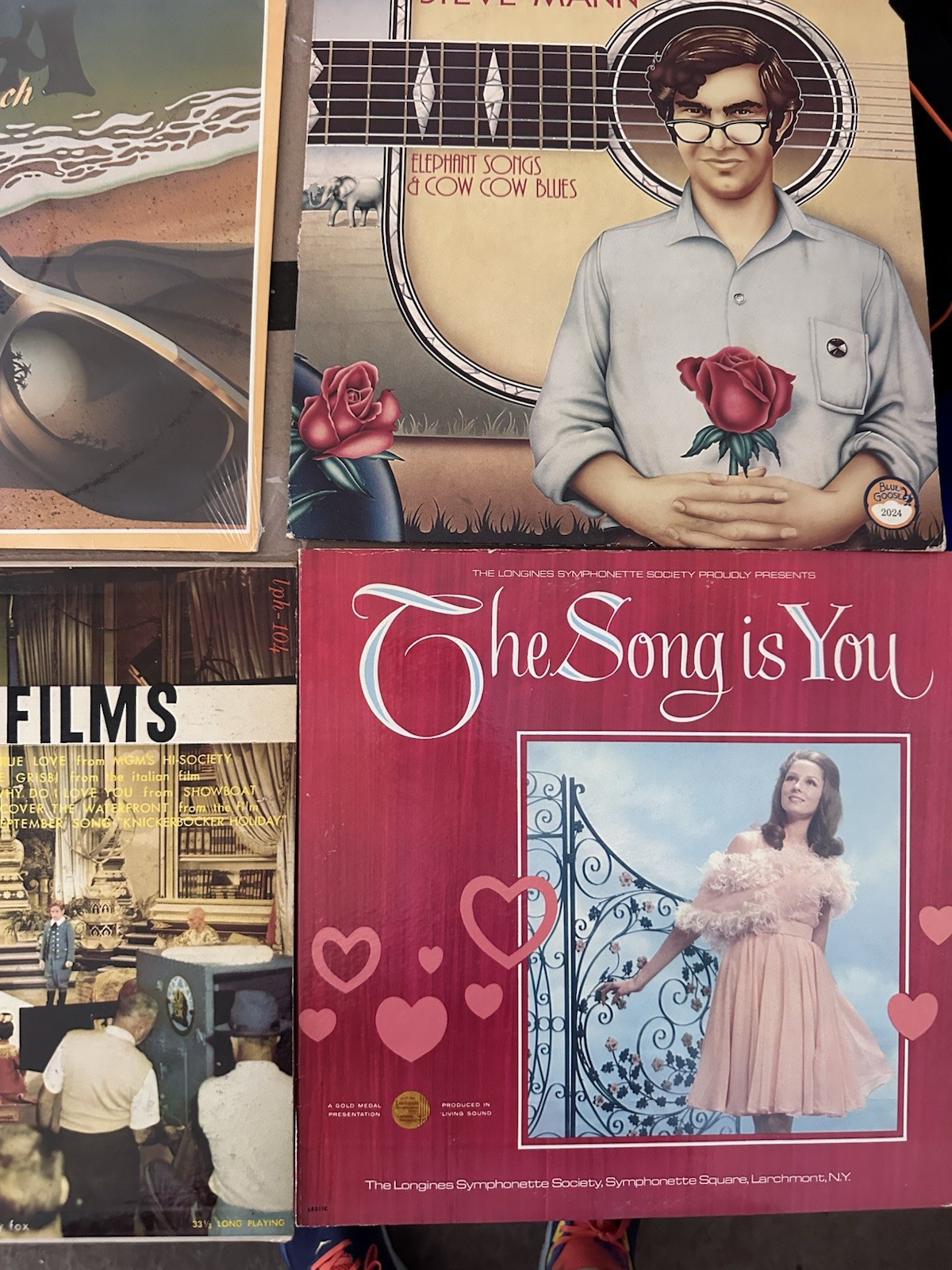 Lot of 10 Vintage Vinyl LP Records Jazz Pop Guitar Soundtrack Vocal Mixed