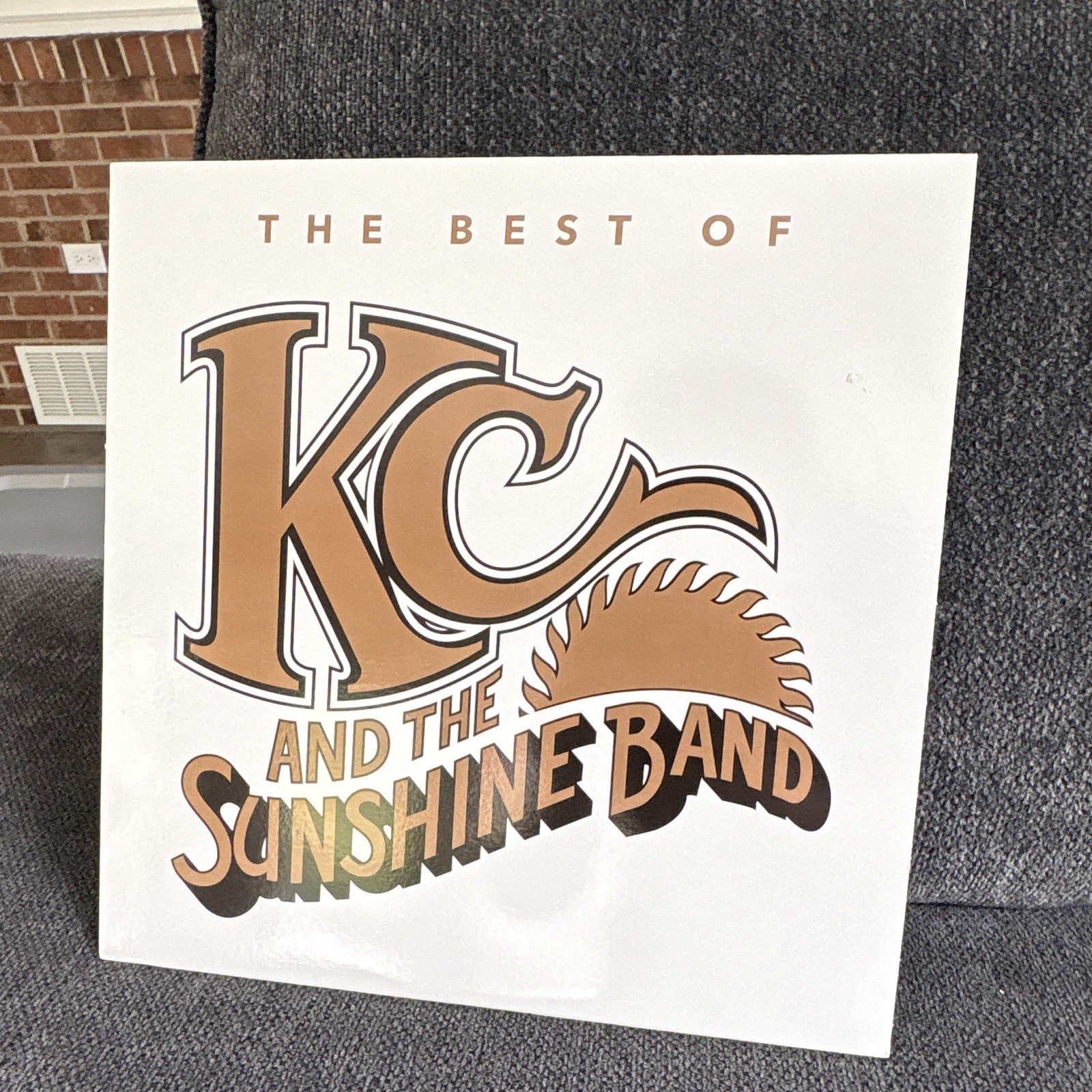 KC AND THE SUNSHINE BAND The Best Of VG++ YELLOW VINYL
