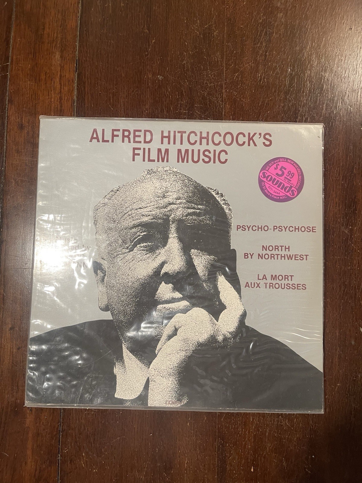 Alfred Hitchcock Film Music LP – Milan – Tested EX+ Vinyl Herrmann – S5