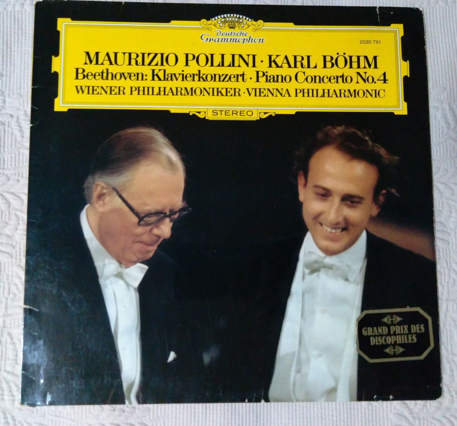 Pollini, Bohm, Beethoven Piano Concerto No.4 1976 DG Vinyl Lp NM