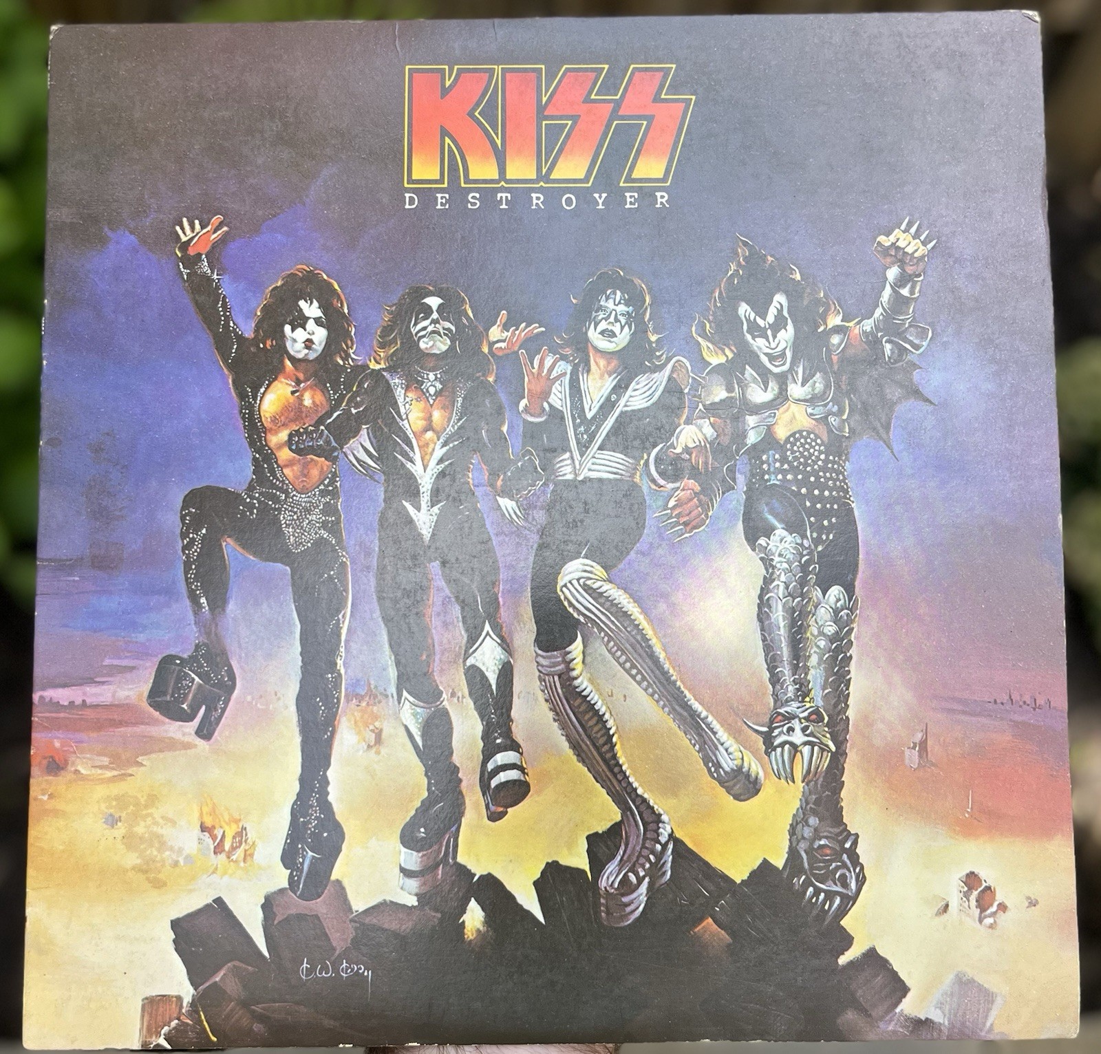 Kiss Destroyer Vinyl Record Album LP 1976 Repress EX NICE