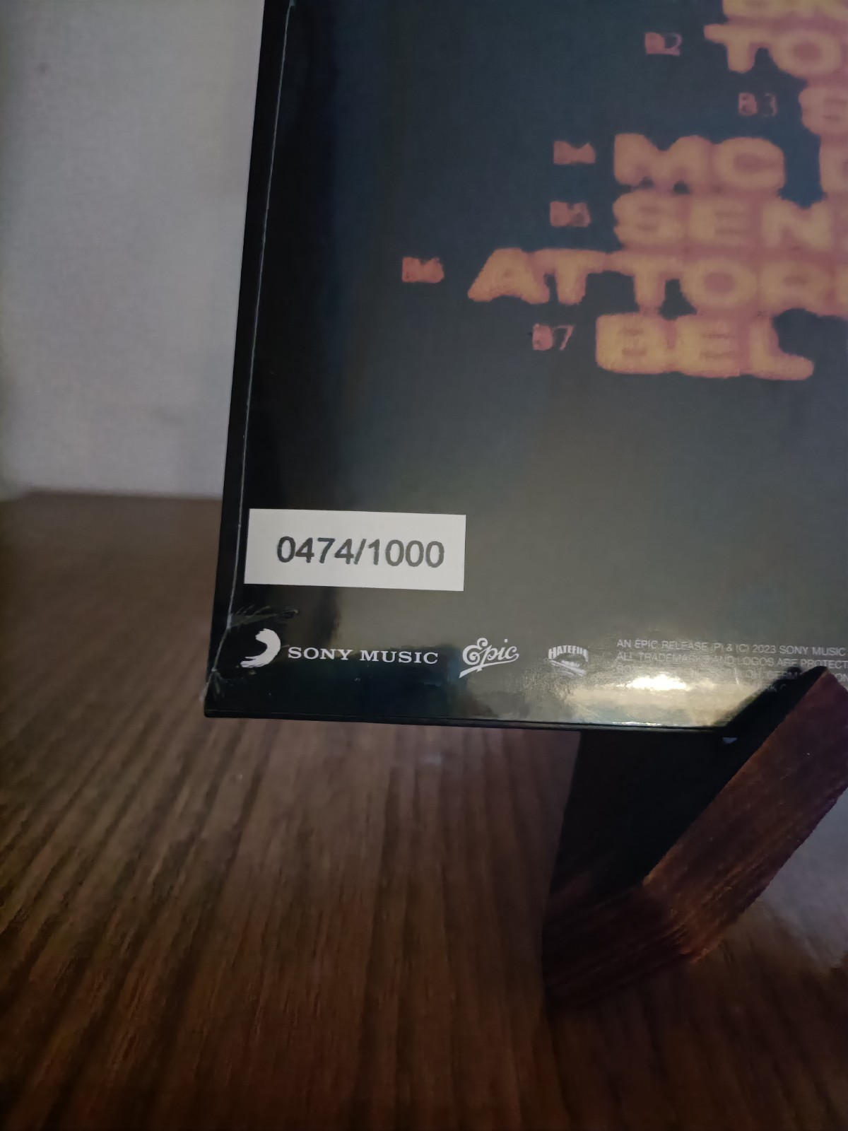 Emis Killa Effetto Notte LP VINILE NUMERATO BLU 1000 copie