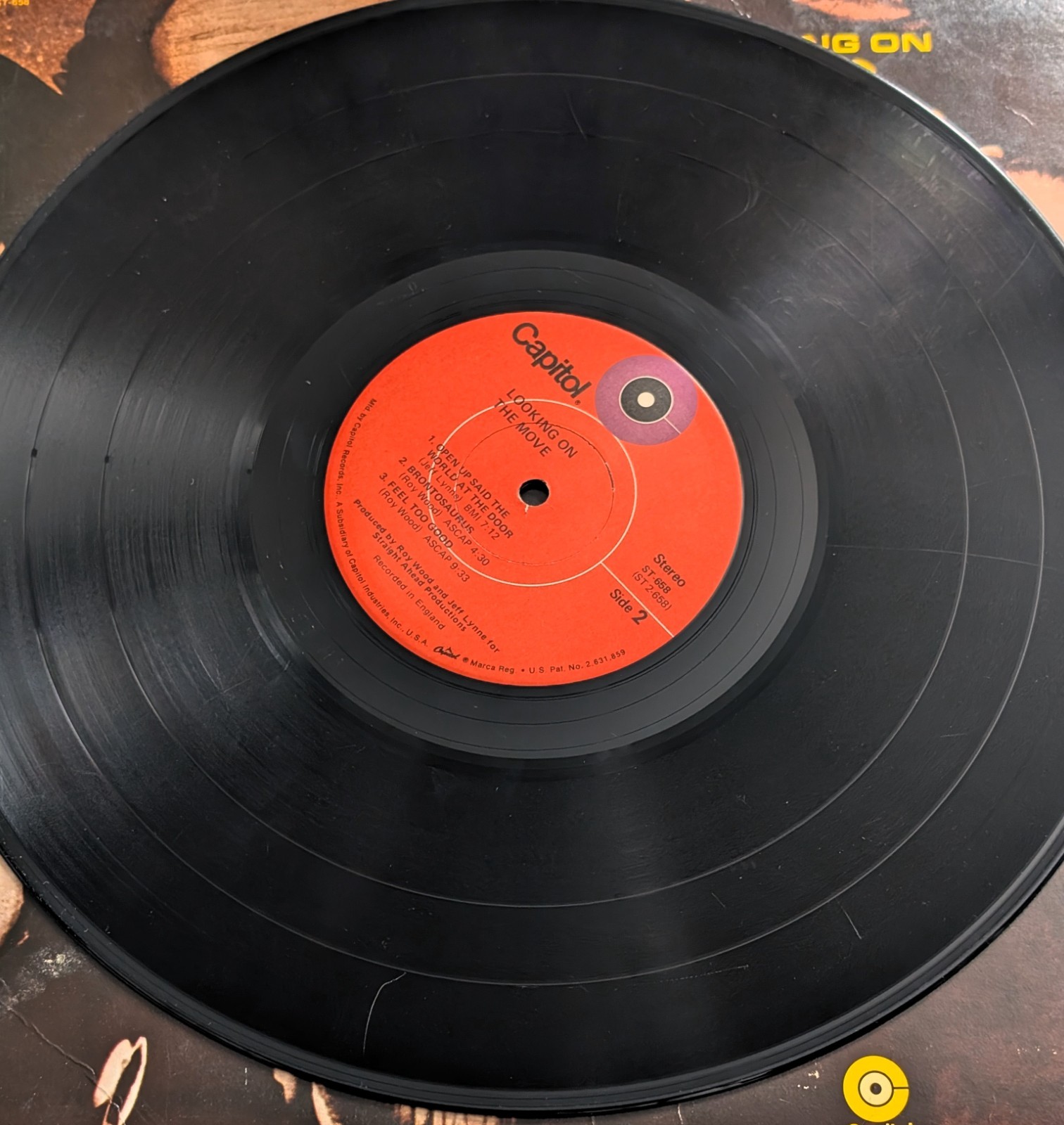 THE MOVE – LOOKING ON LP 33 RPM VINYL (Rock, Blues Rock)