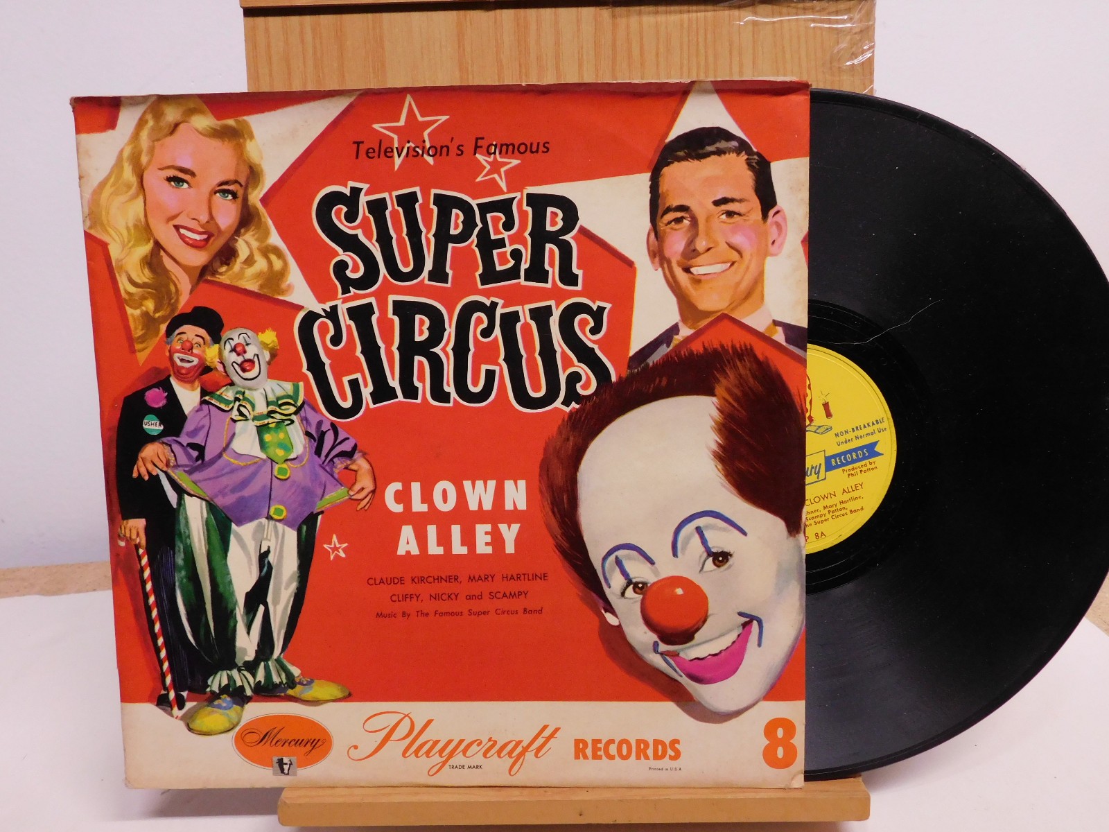 Famous Super Circus Childrens 78 Clown Alley on Mercury