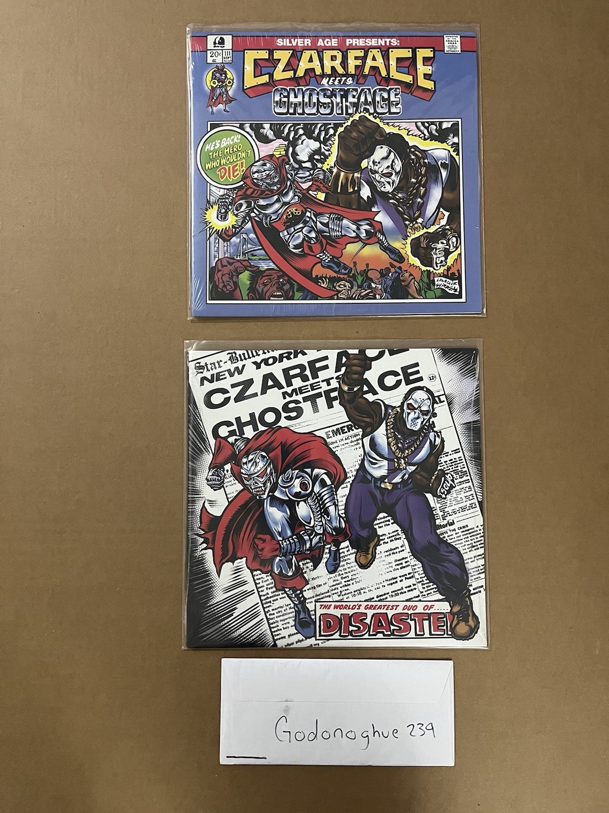 Czarface Meets Ghostface Colored Vinyl bundle SEALED Album + Instrumentals