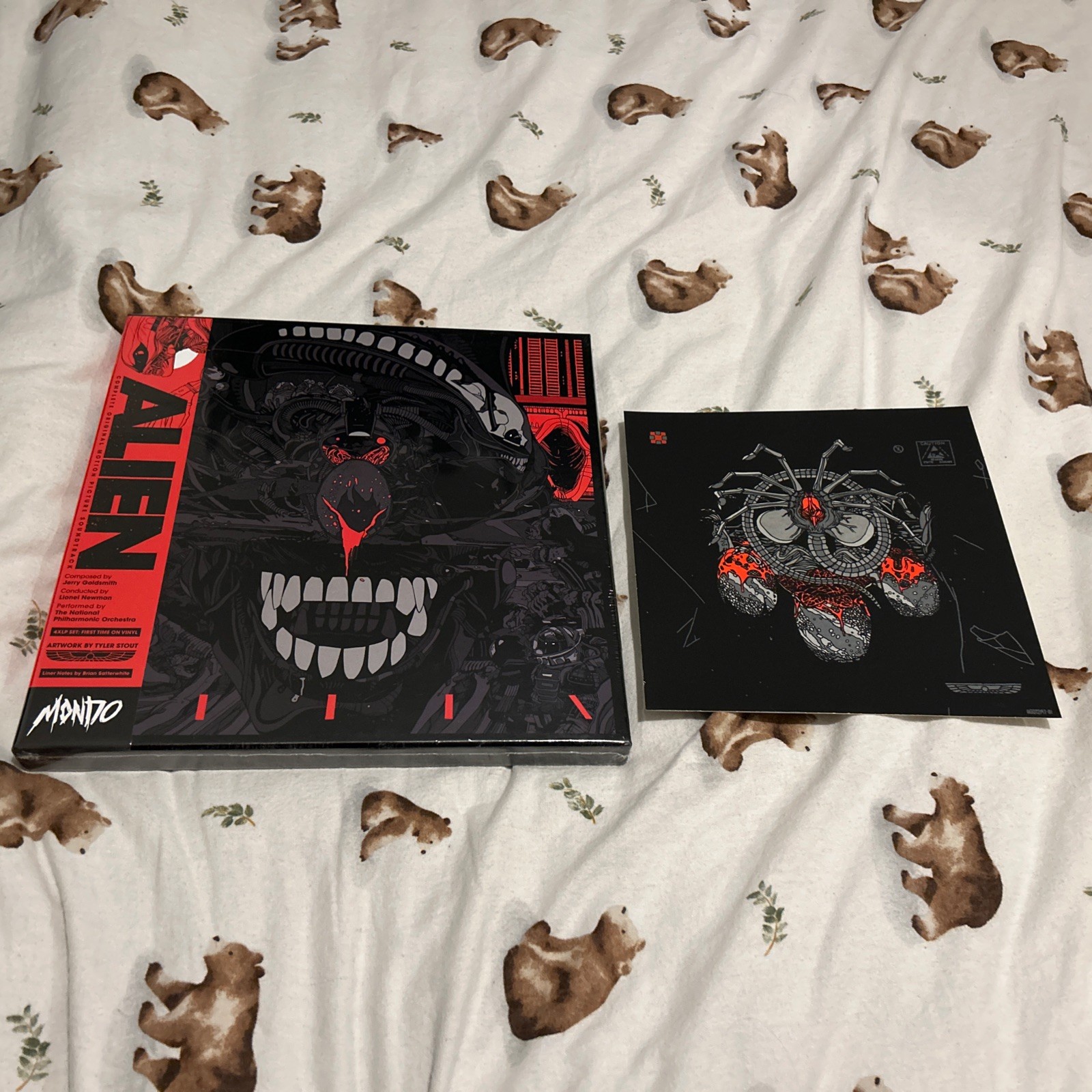 MONDO RIDLEY SCOTT’S ALIEN SOUNDTRACK 4 x LP VINYL DELUXE BOX SET & HANDBILL