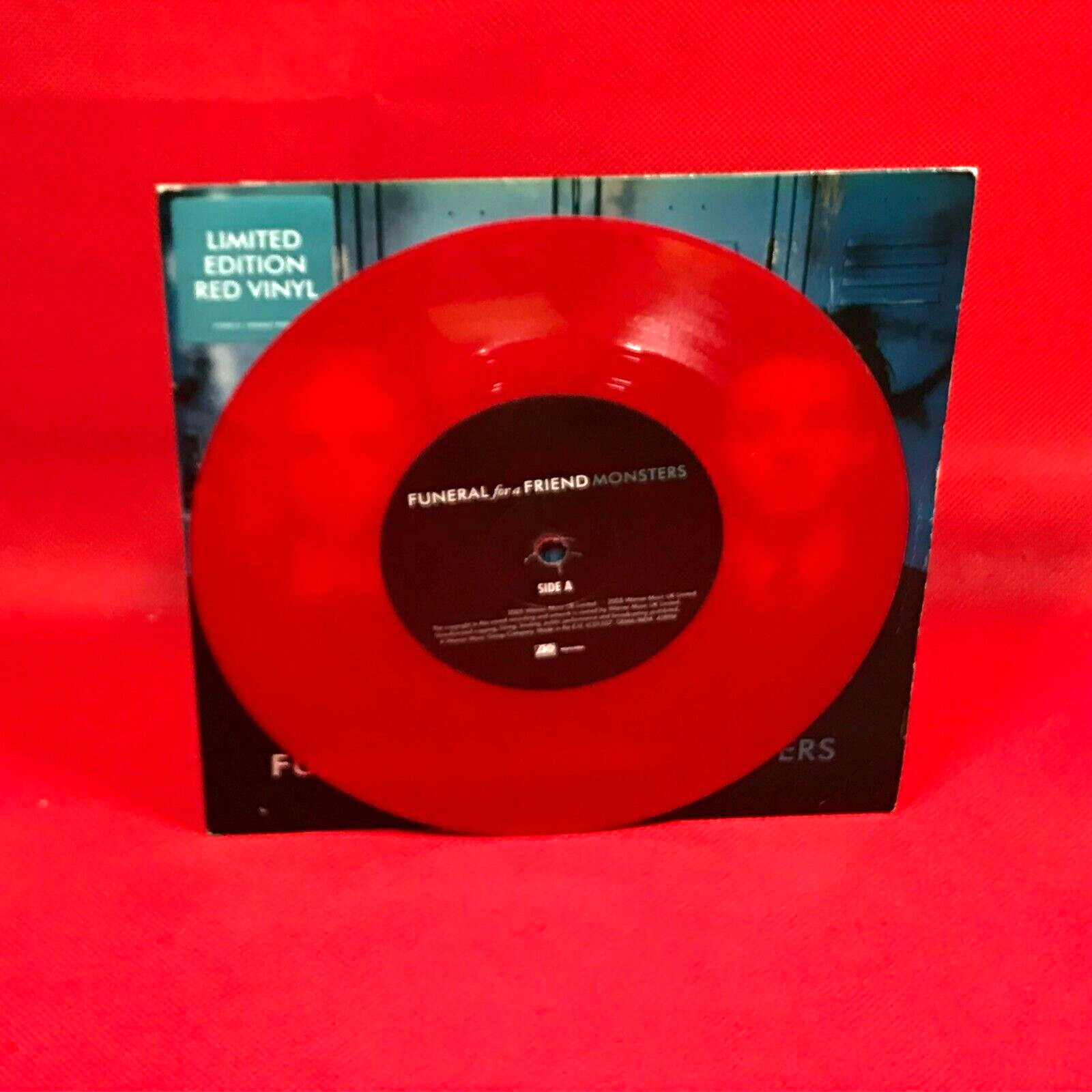 FUNERAL FOR A FRIEND Monsters 2005 UK 7″ Red vinyl single Babylon’s Burning