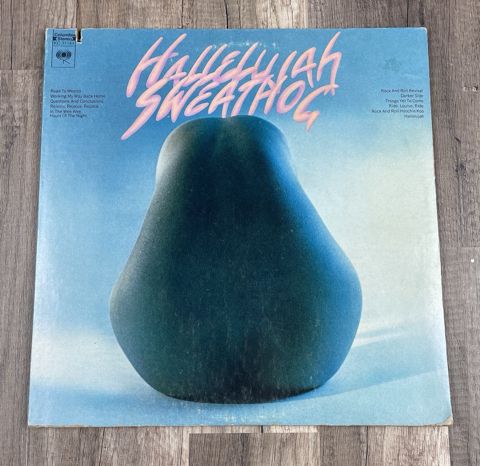 Sweathog – Hallelujah 1972 First Edition Vinyl LP Classic Southern Rock VG